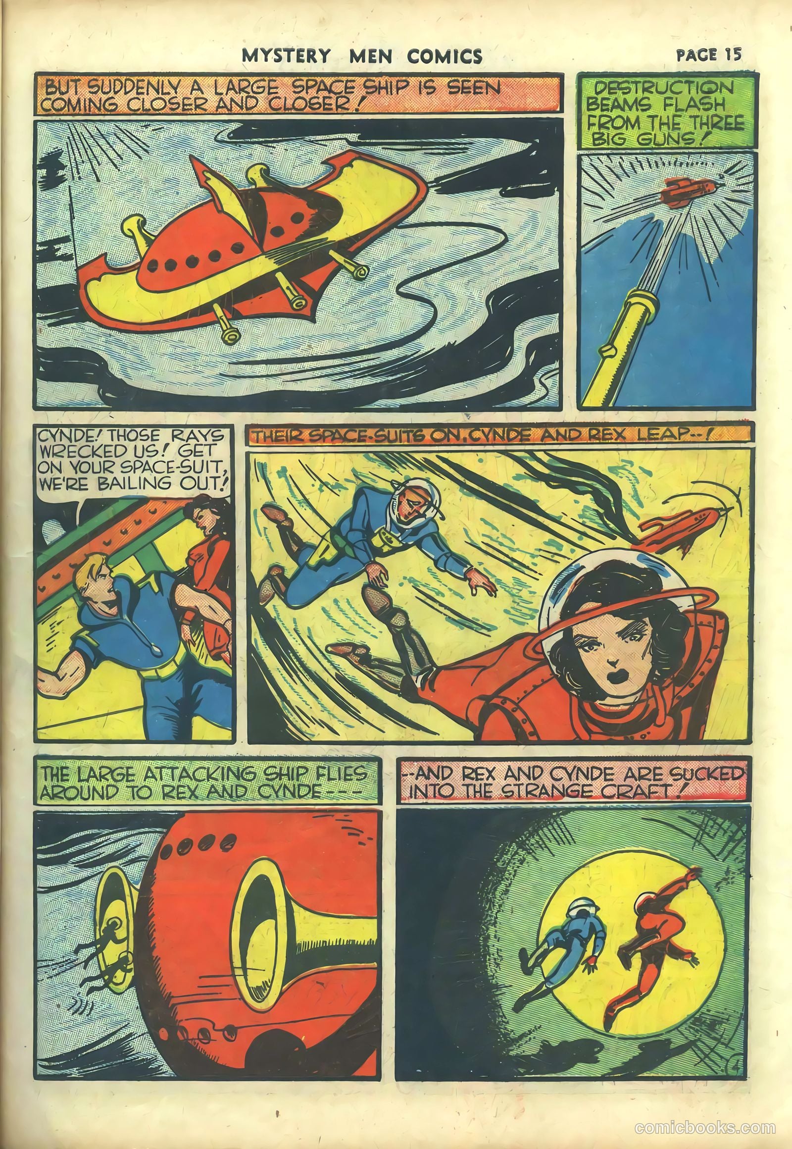 Mystery Men Comics #10 (1940) — page 17 of 68