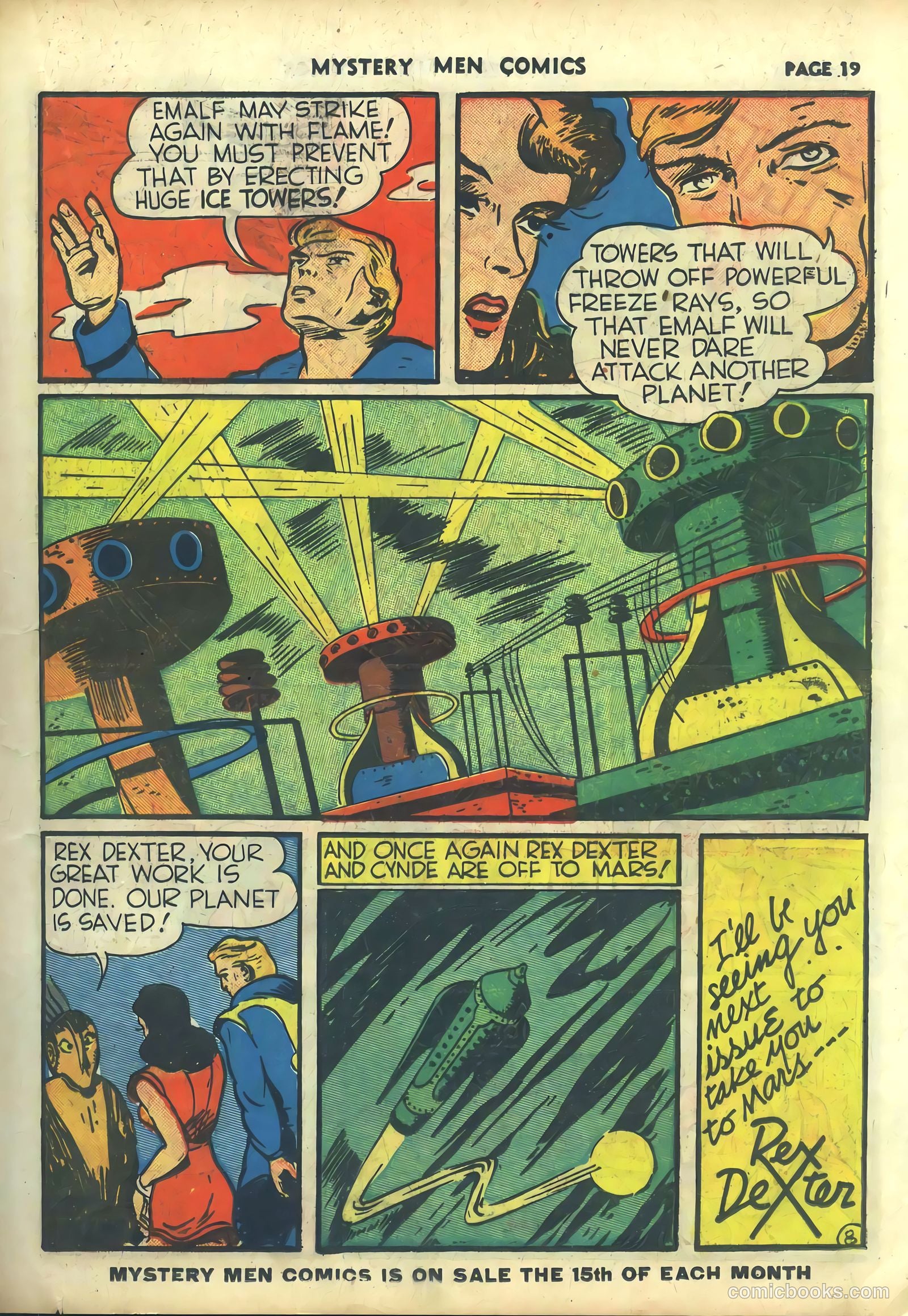 Mystery Men Comics #10 (1940) — page 21 of 68