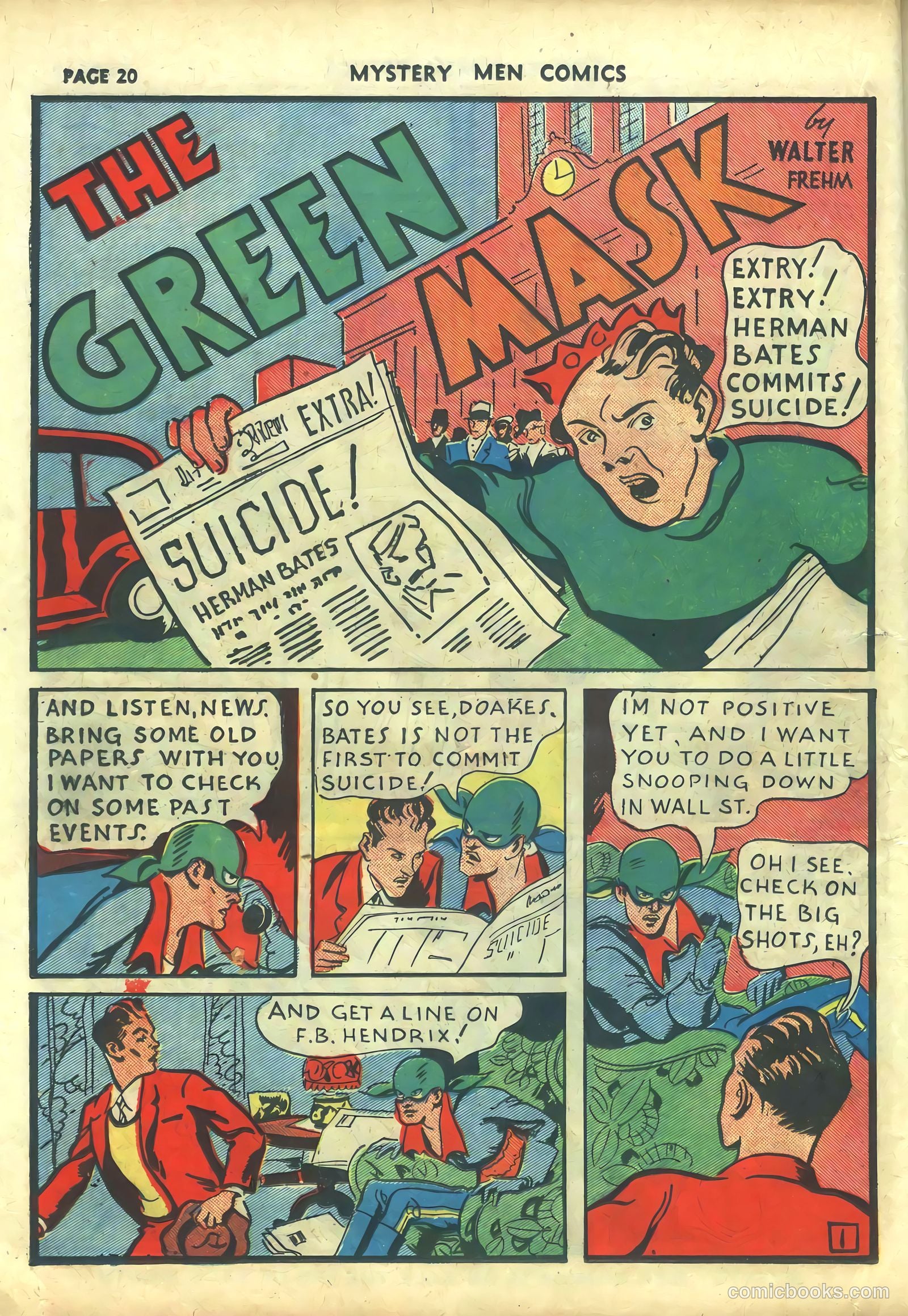 Mystery Men Comics #10 (1940) — page 22 of 68