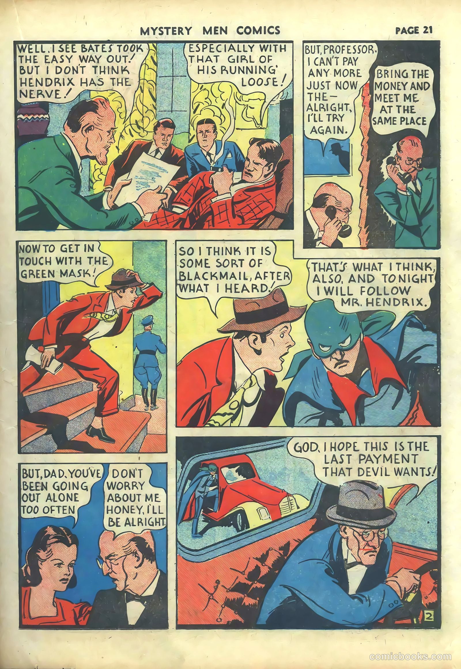 Mystery Men Comics #10 (1940) — page 23 of 68