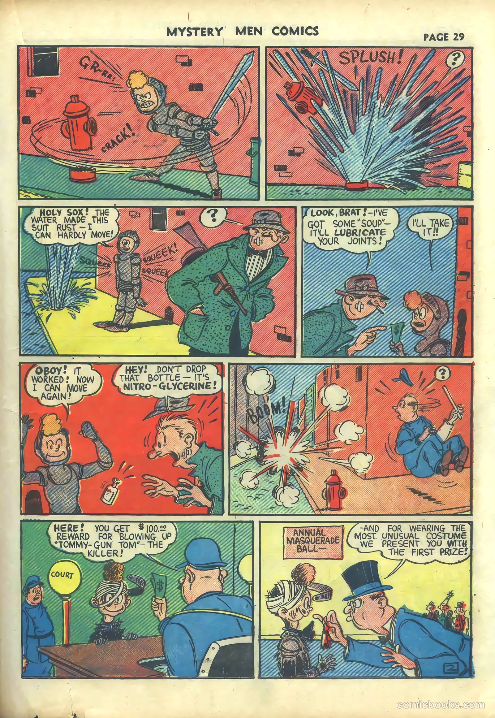 Mystery Men Comics #10 (1940) — page 31 of 68