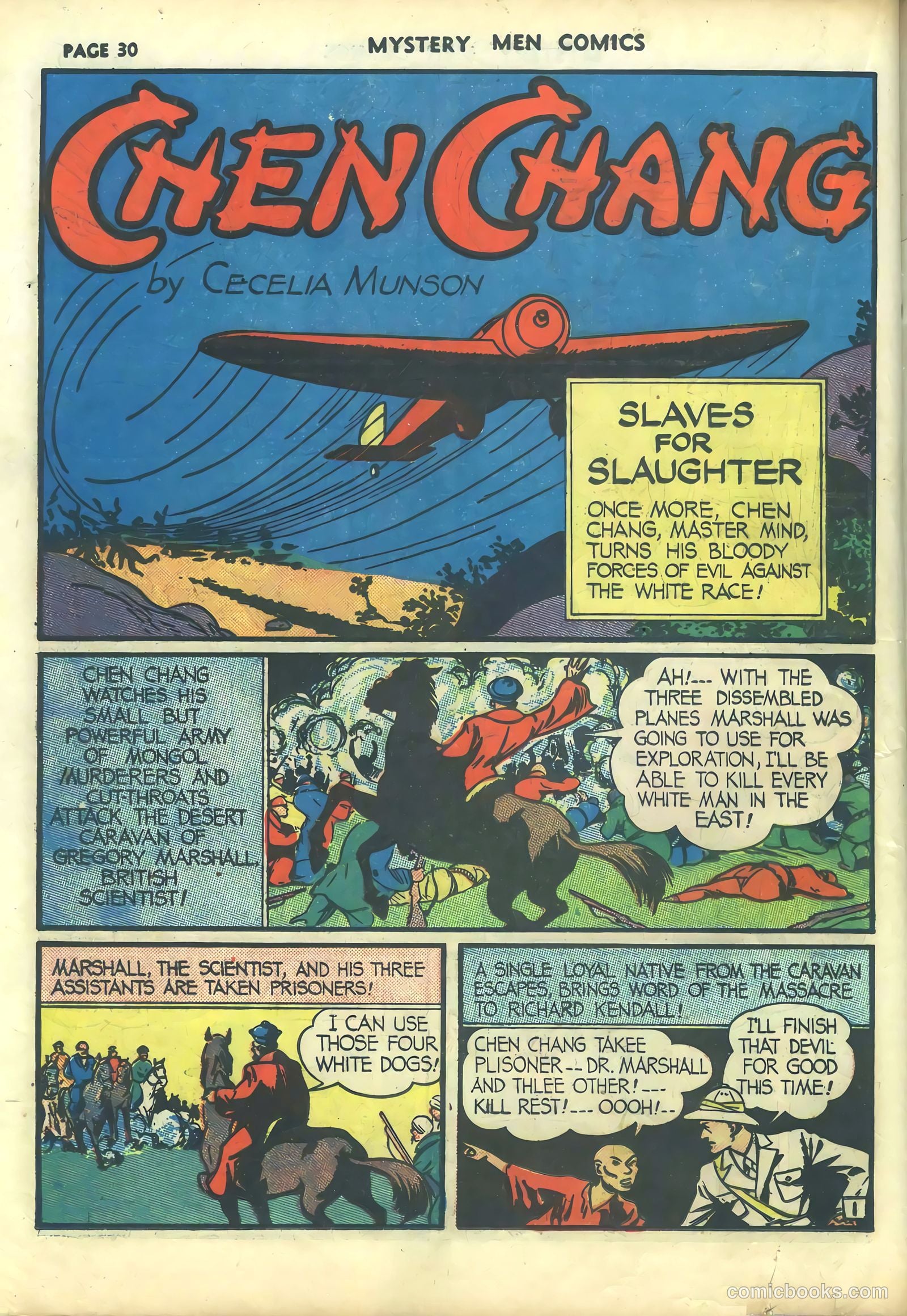 Mystery Men Comics #10 (1940) — page 32 of 68