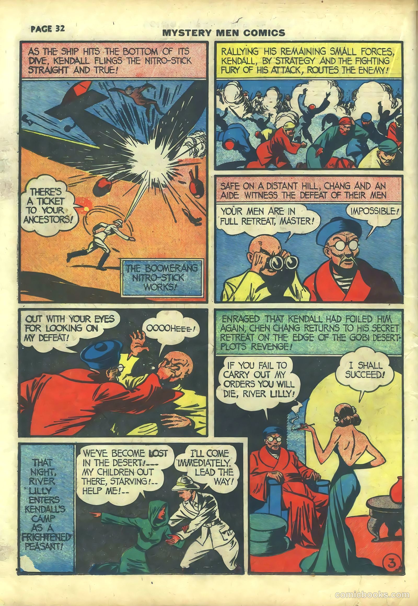 Mystery Men Comics #10 (1940) — page 34 of 68