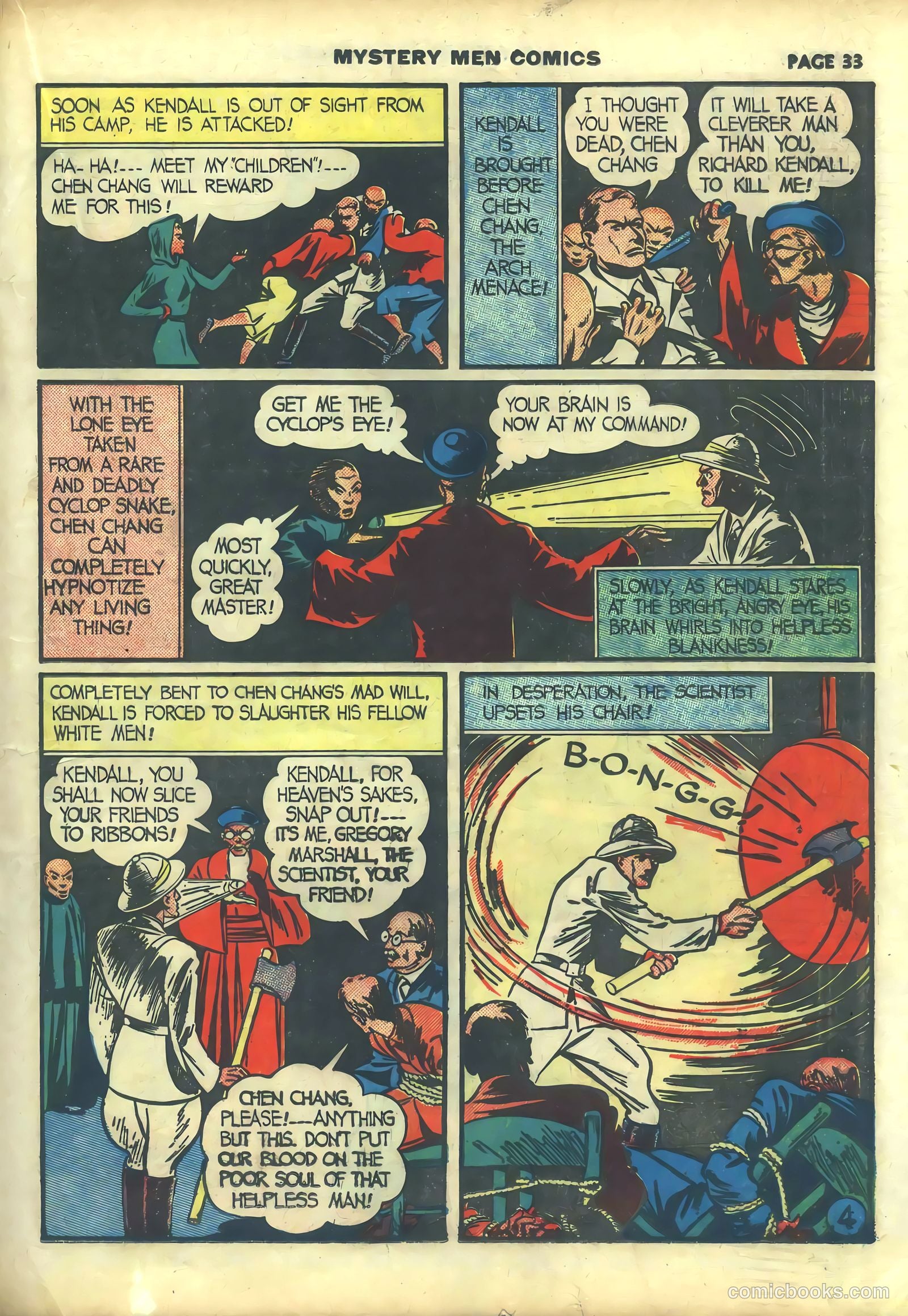Mystery Men Comics #10 (1940) — page 35 of 68