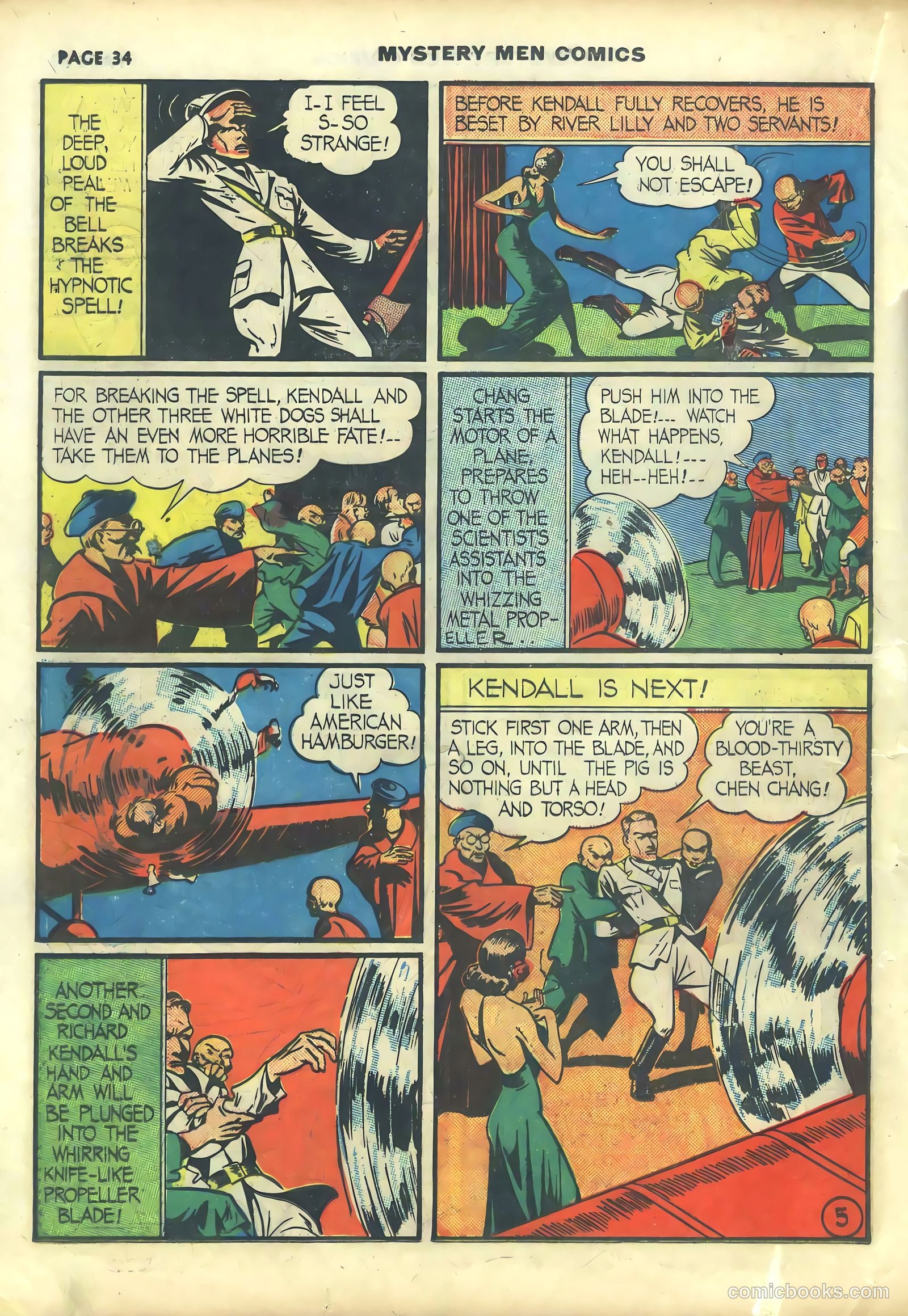 Mystery Men Comics #10 (1940) — page 36 of 68