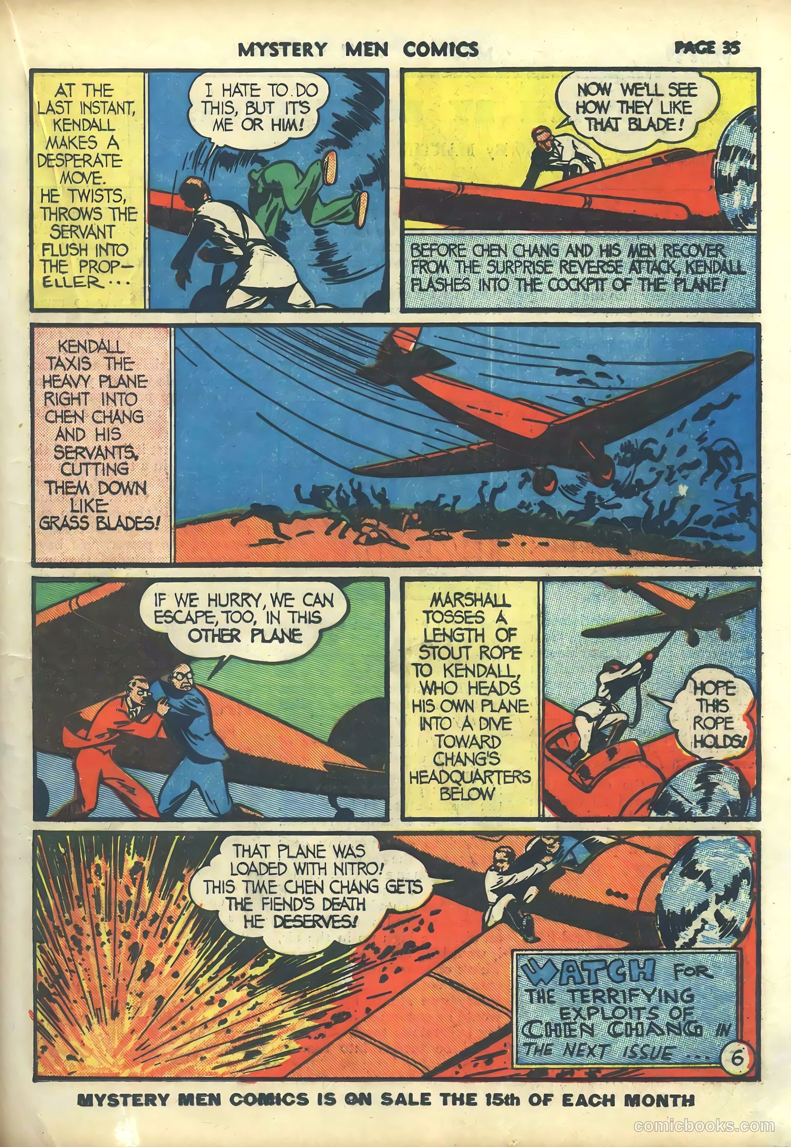 Mystery Men Comics #10 (1940) — page 37 of 68