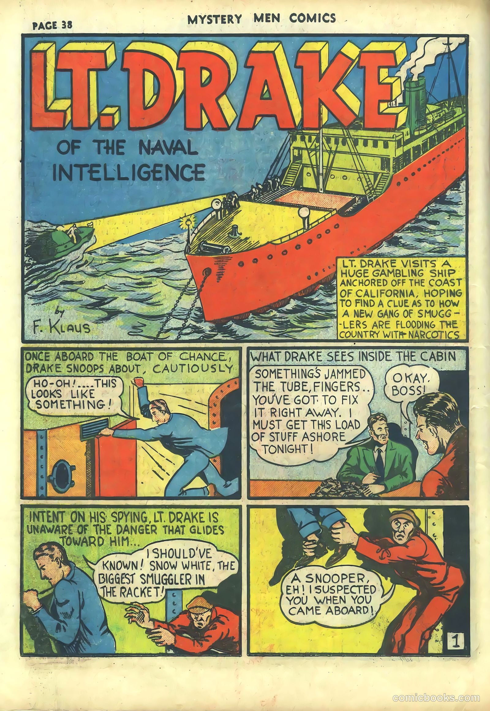 Mystery Men Comics #10 (1940) — page 40 of 68