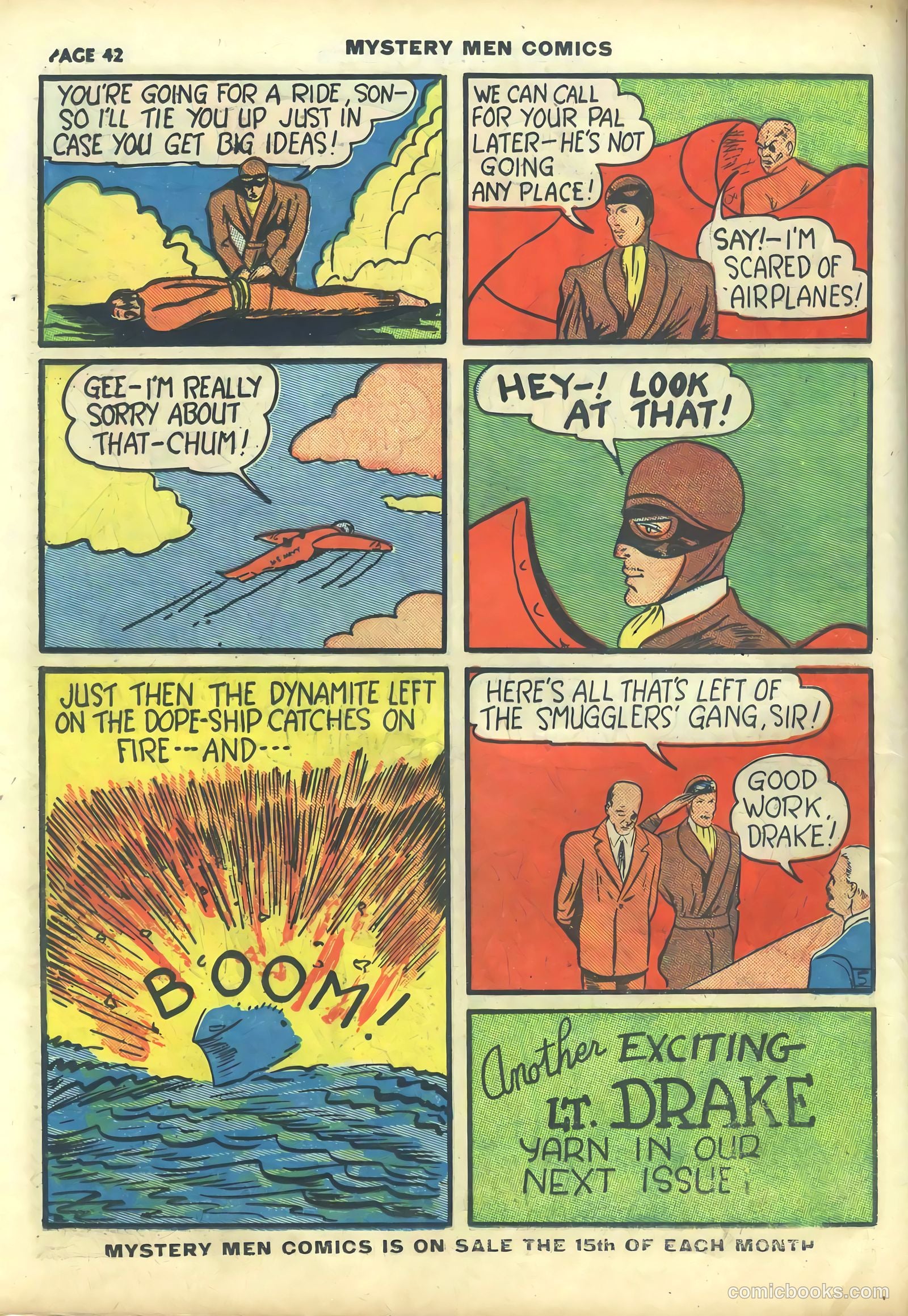 Mystery Men Comics #10 (1940) — page 44 of 68