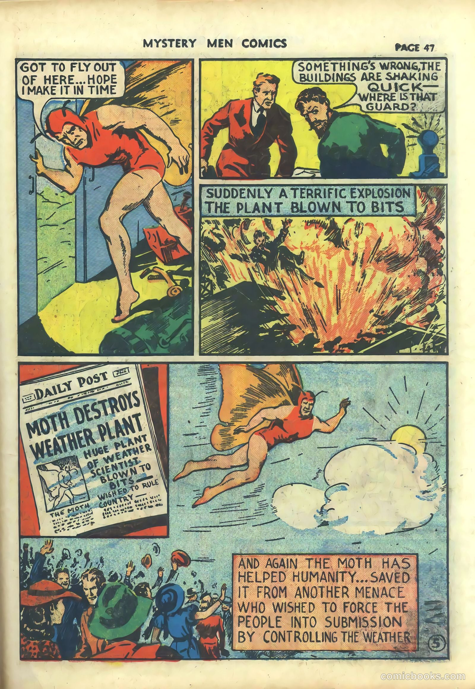 Mystery Men Comics #10 (1940) — page 49 of 68