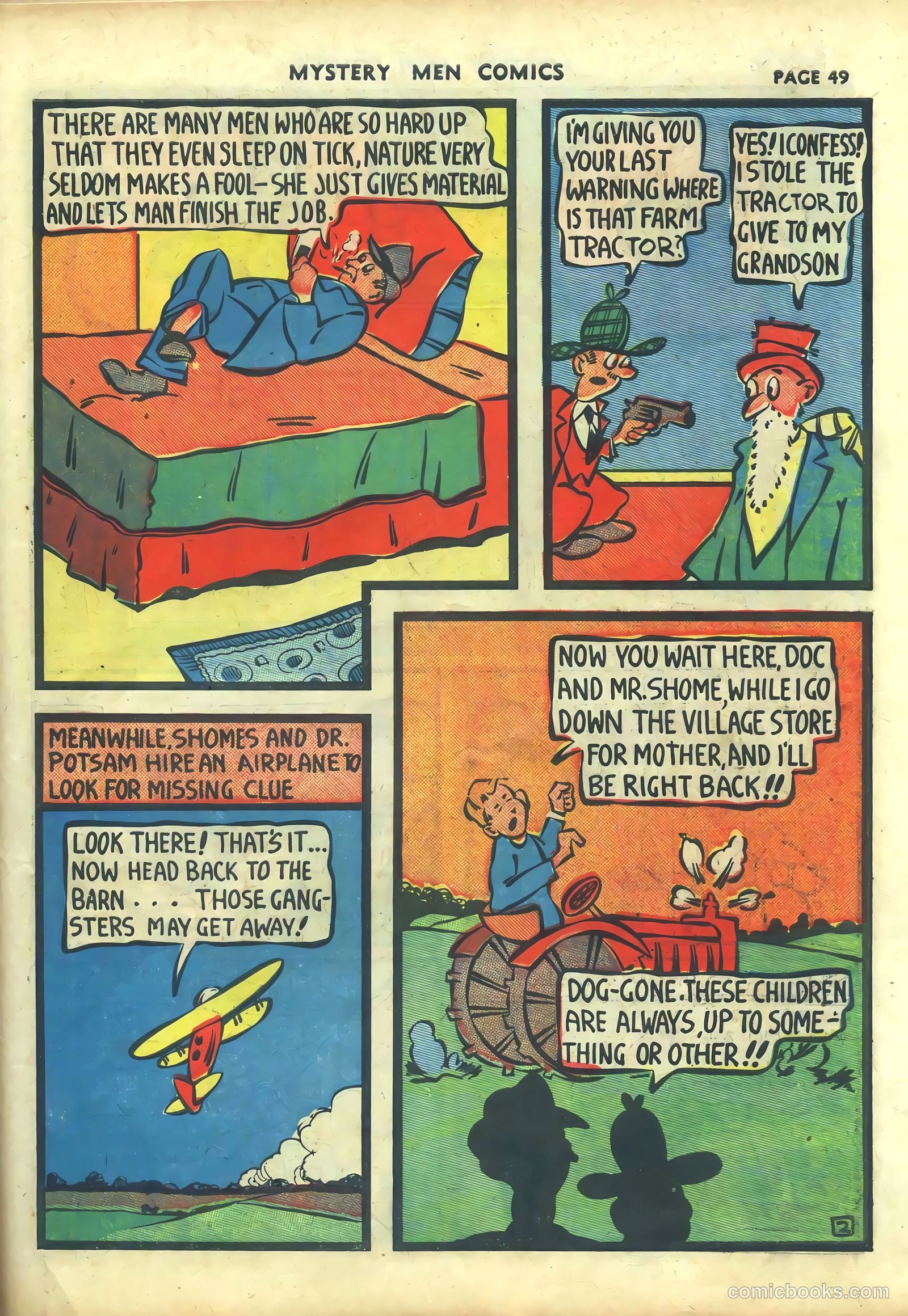 Mystery Men Comics #10 (1940) — page 51 of 68