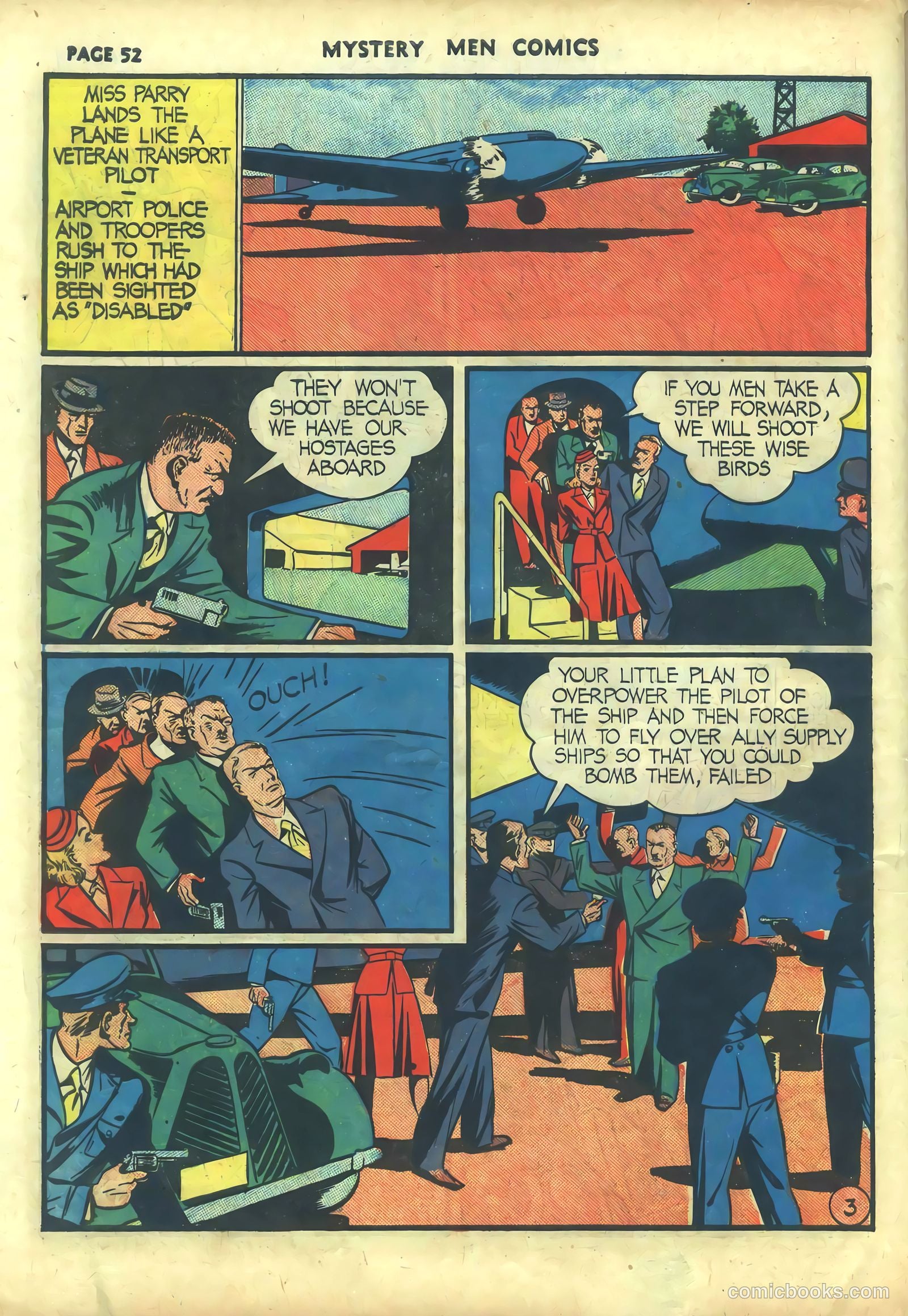 Mystery Men Comics #10 (1940) — page 54 of 68