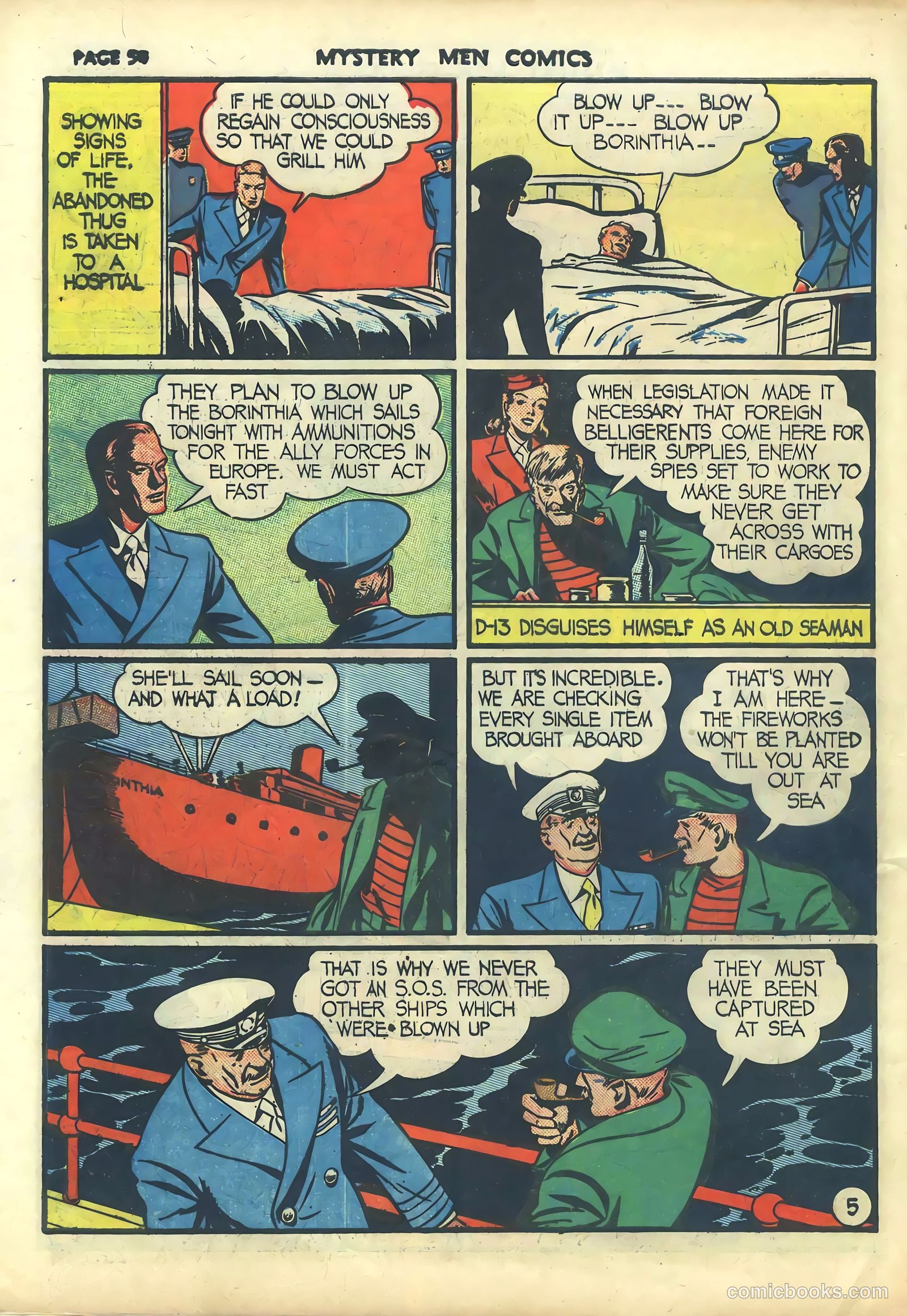 Mystery Men Comics #10 (1940) — page 56 of 68