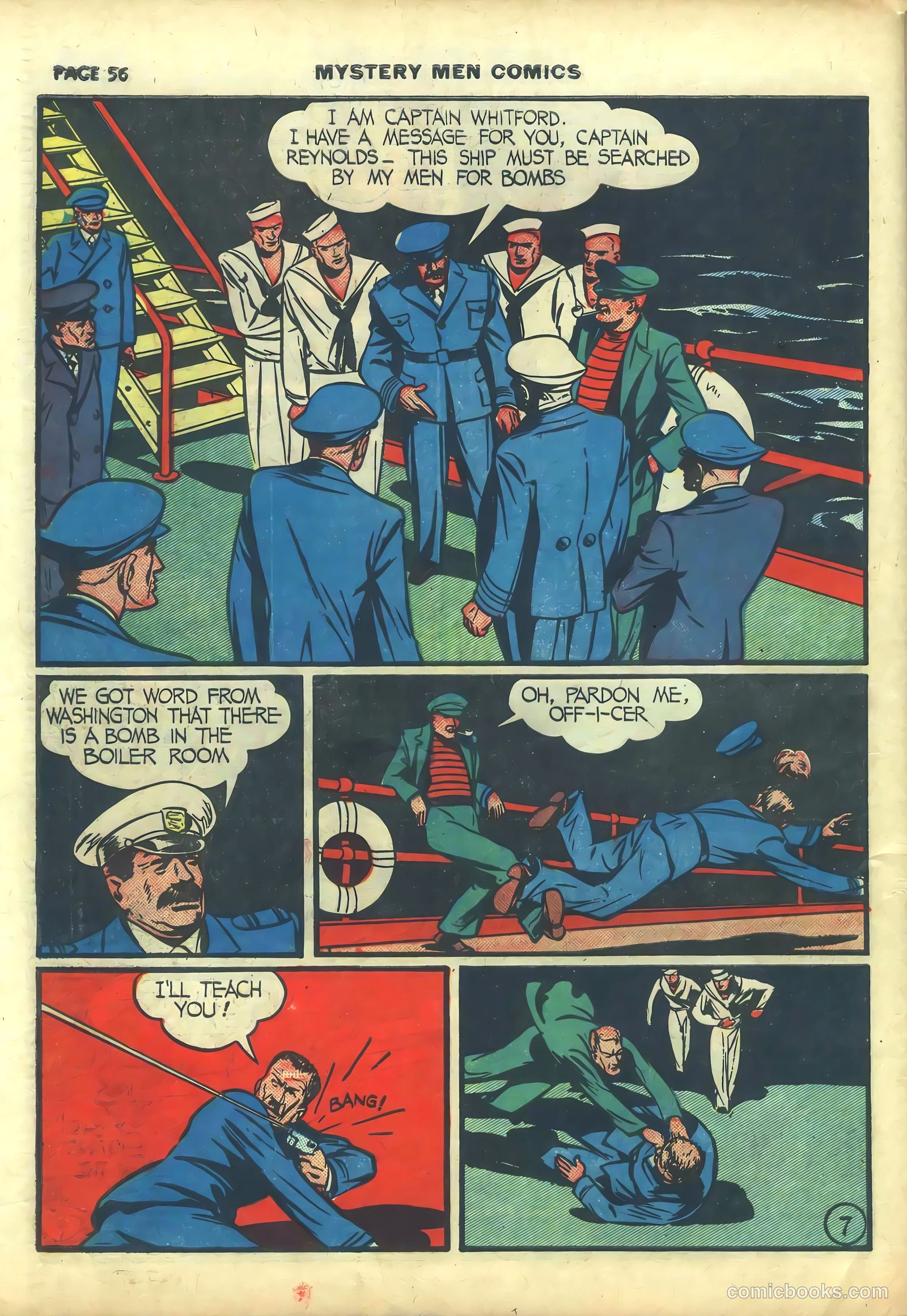 Mystery Men Comics #10 (1940) — page 58 of 68