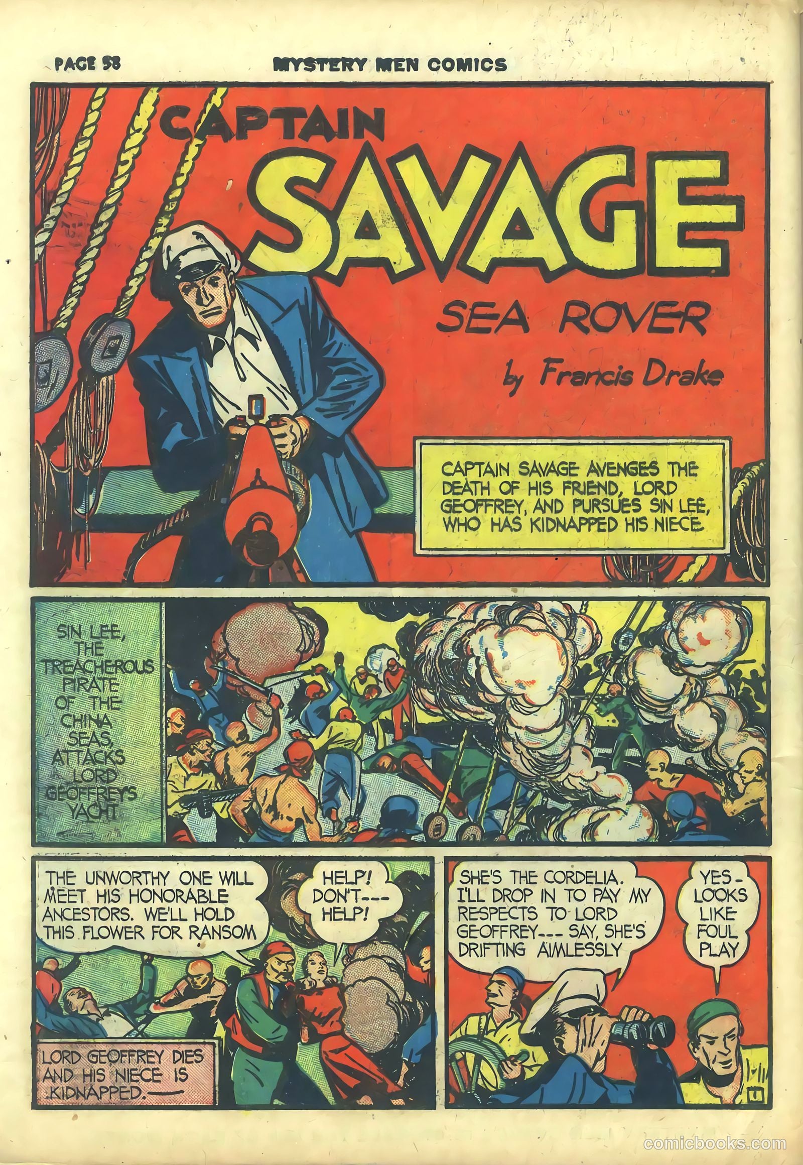 Mystery Men Comics #10 (1940) — page 60 of 68