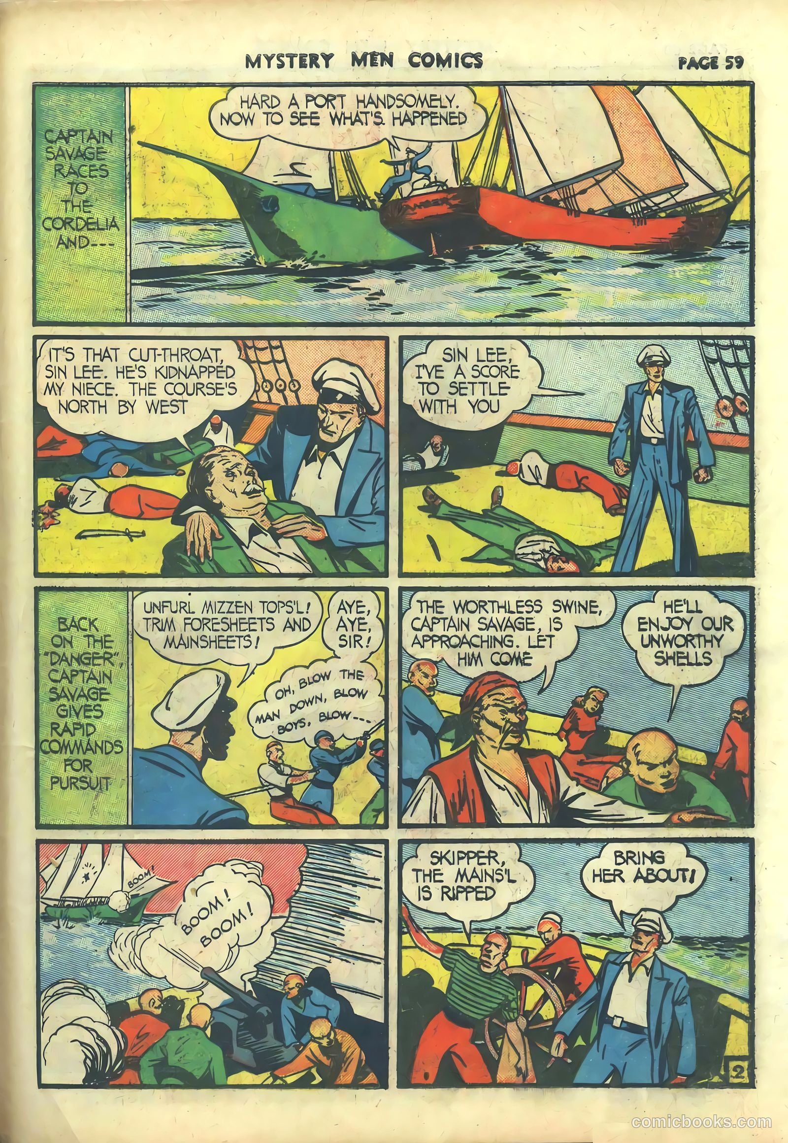 Mystery Men Comics #10 (1940) — page 61 of 68
