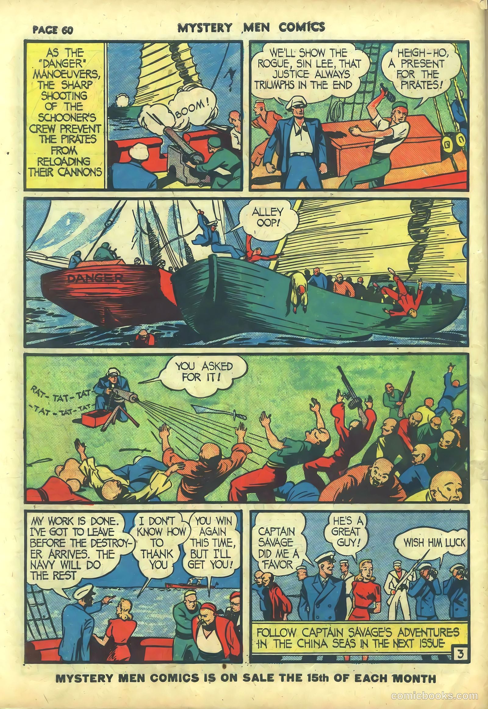 Mystery Men Comics #10 (1940) — page 62 of 68