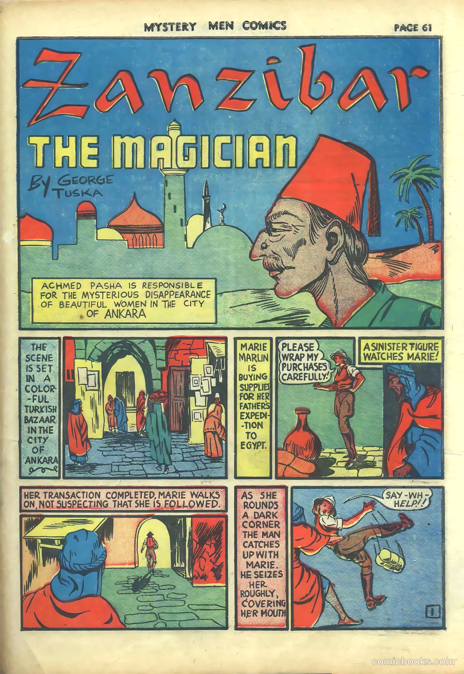Mystery Men Comics #10 (1940) — page 63 of 68