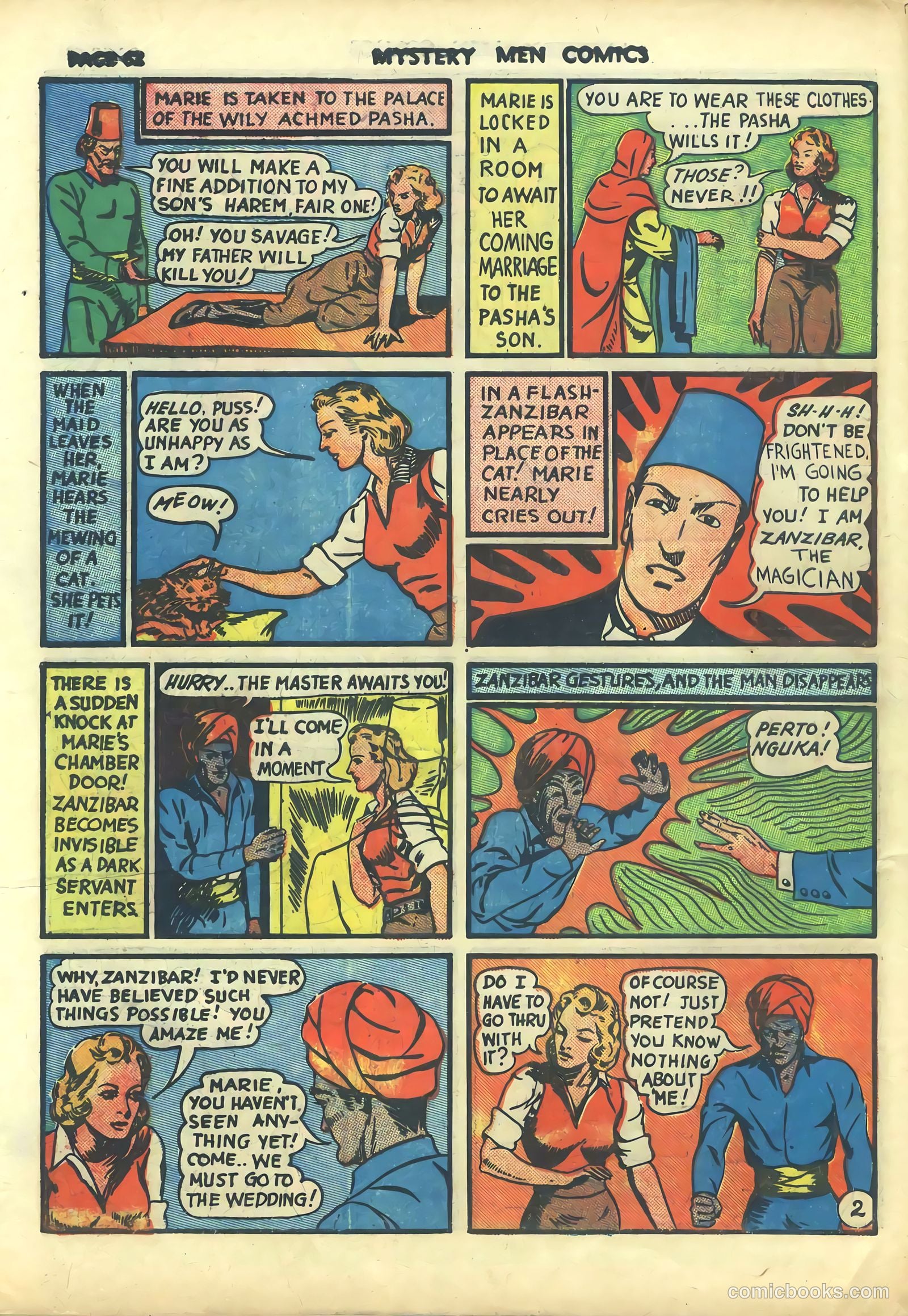 Mystery Men Comics #10 (1940) — page 64 of 68