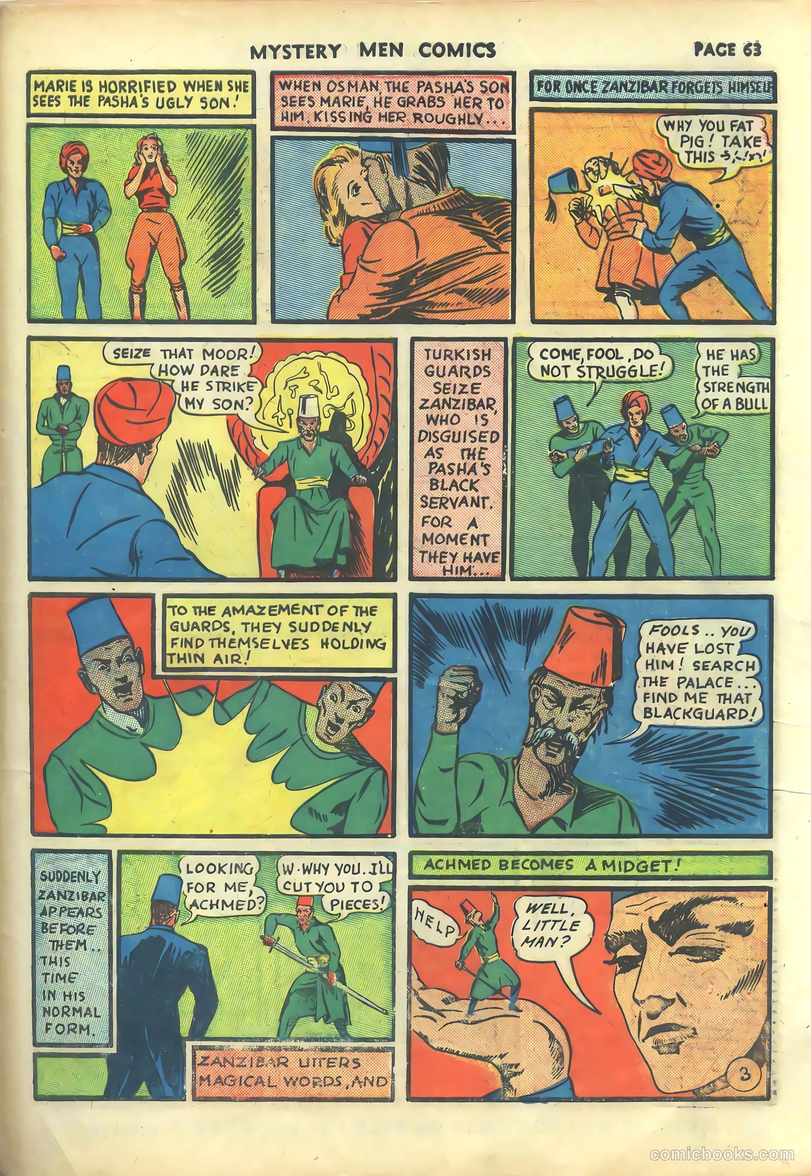 Mystery Men Comics #10 (1940) — page 65 of 68