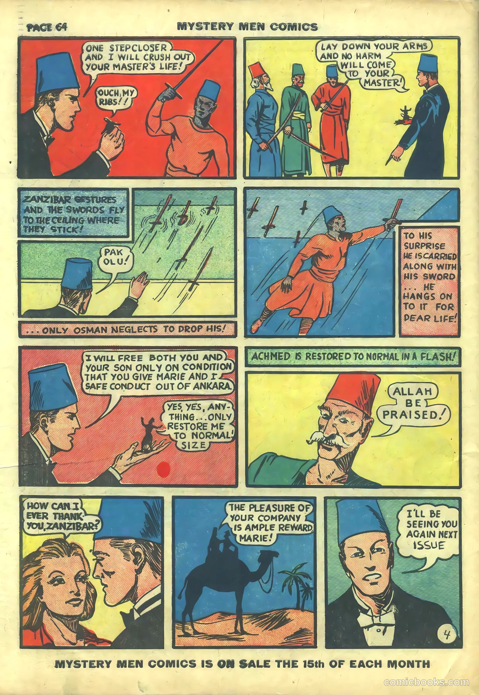 Mystery Men Comics #10 (1940) — page 66 of 68