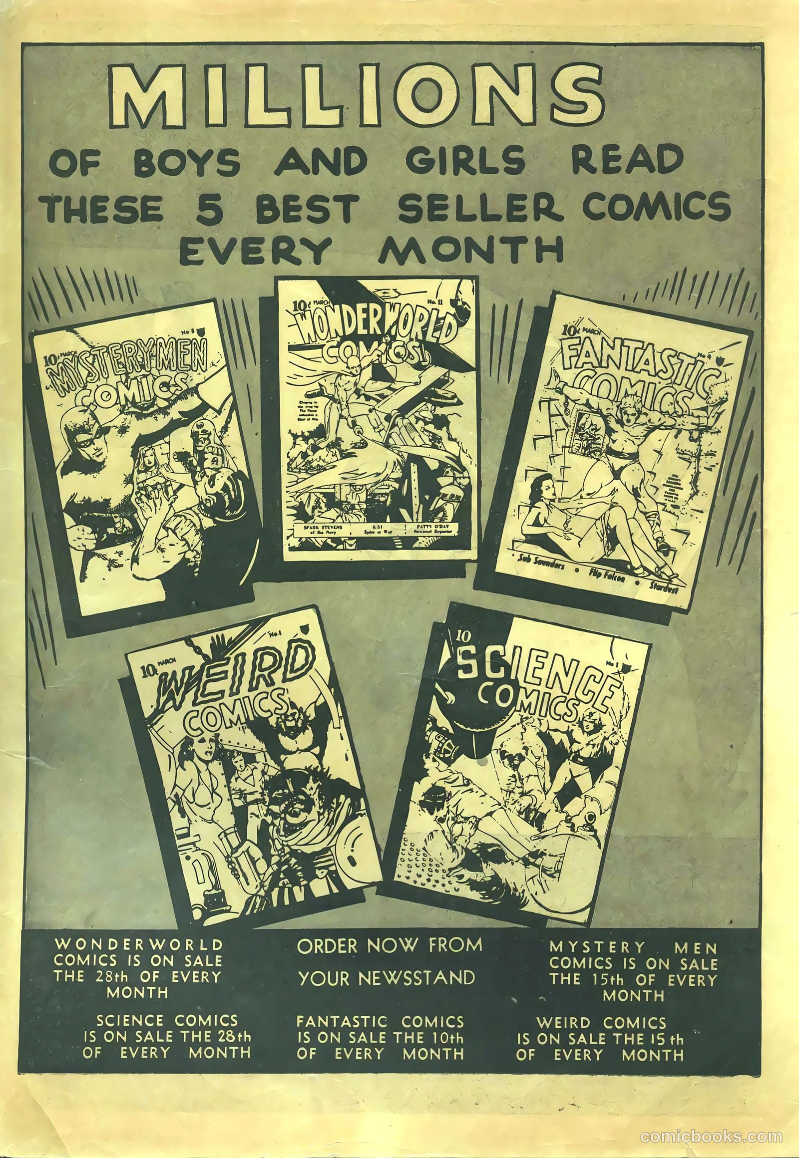 Mystery Men Comics #10 (1940) — page 67 of 68