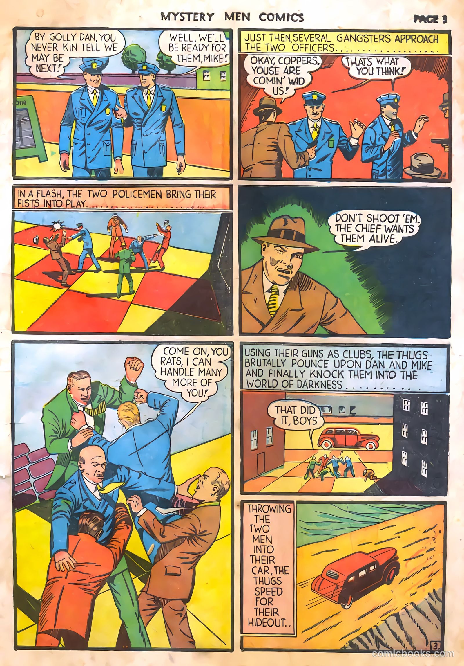 Mystery Men Comics #11 (1940) — page 5 of 68