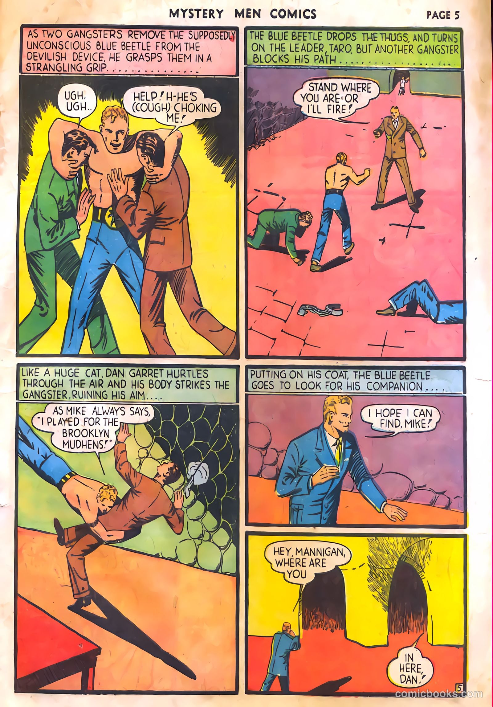 Mystery Men Comics #11 (1940) — page 7 of 68