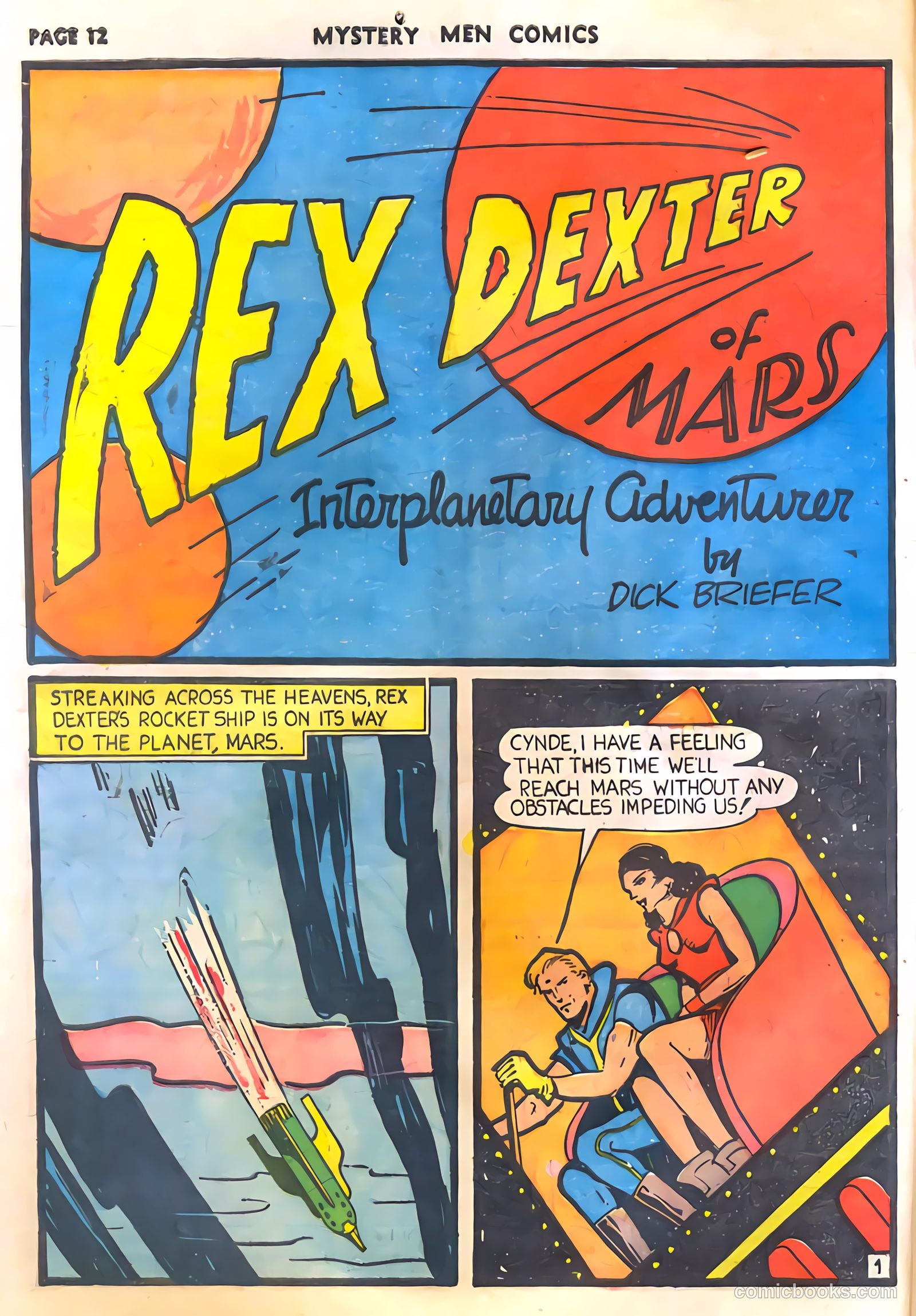 Mystery Men Comics #11 (1940) — page 14 of 68