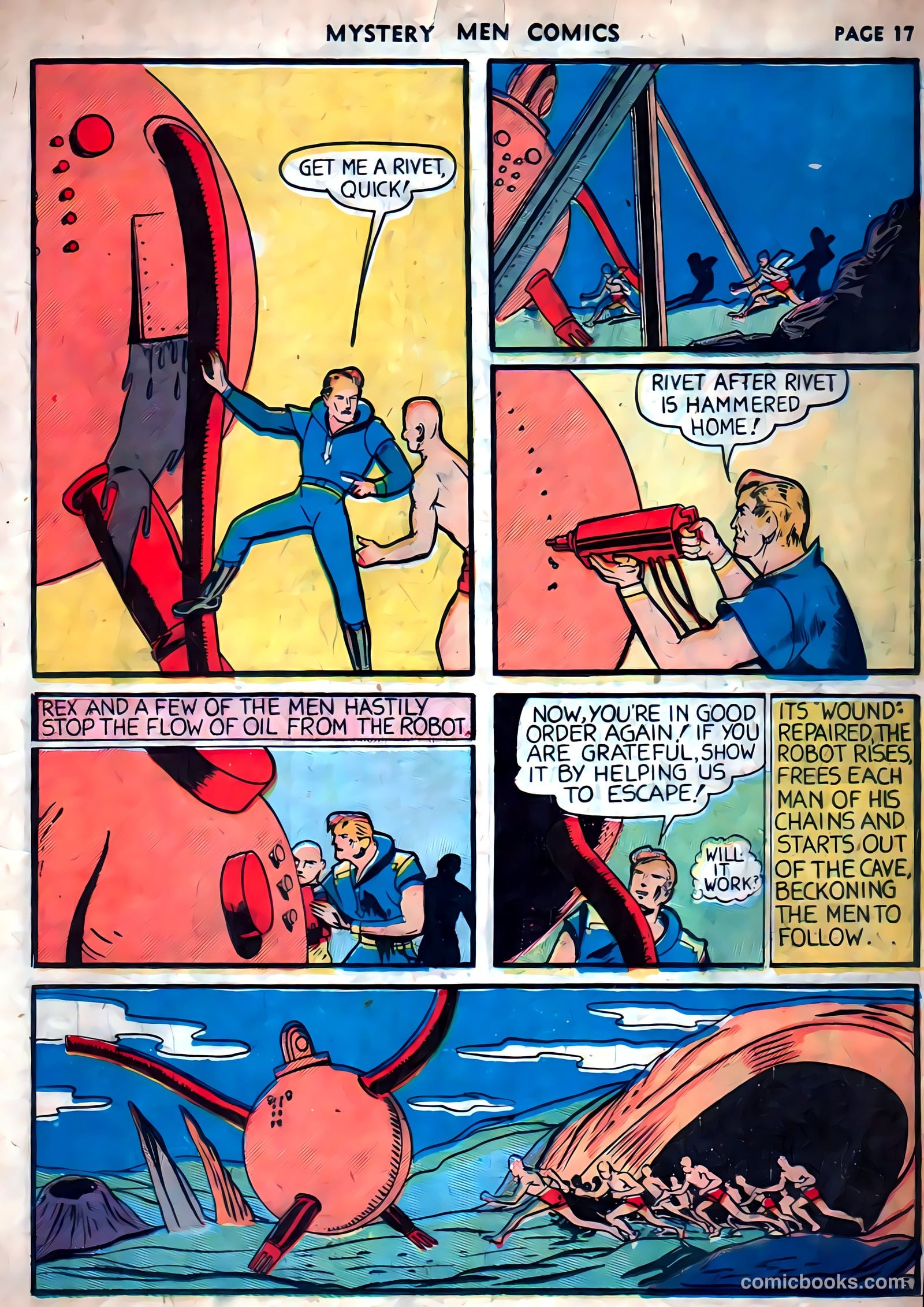 Mystery Men Comics #11 (1940) — page 19 of 68