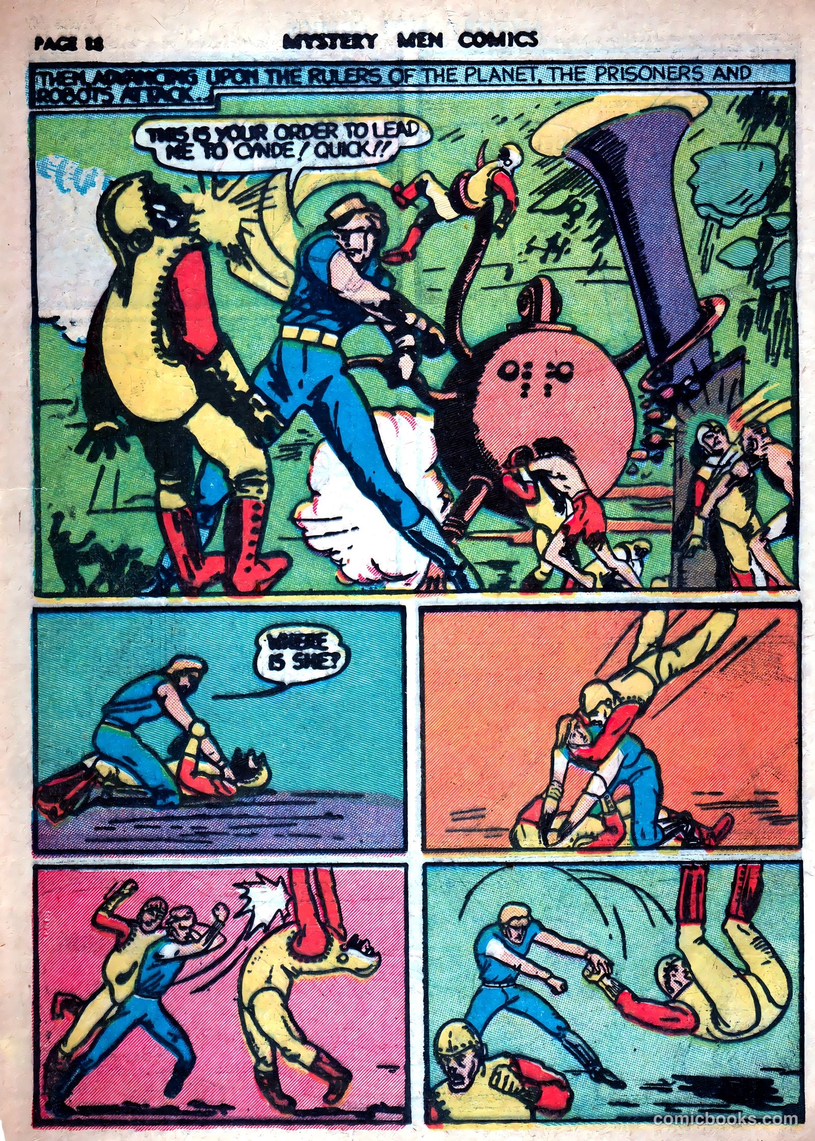 Mystery Men Comics #11 (1940) — page 20 of 68