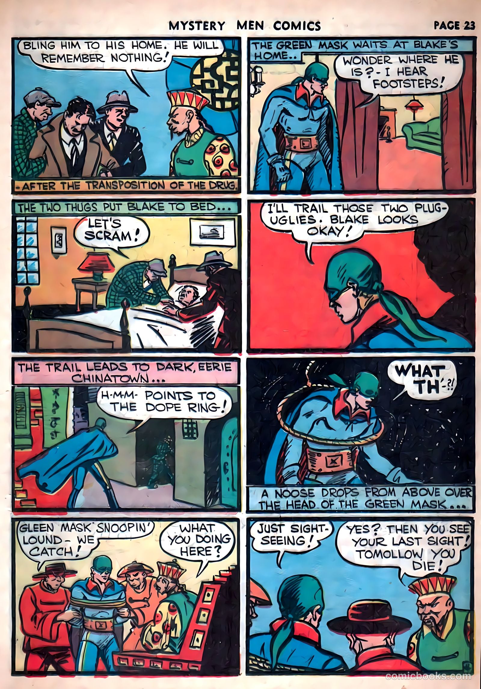 Mystery Men Comics #11 (1940) — page 25 of 68
