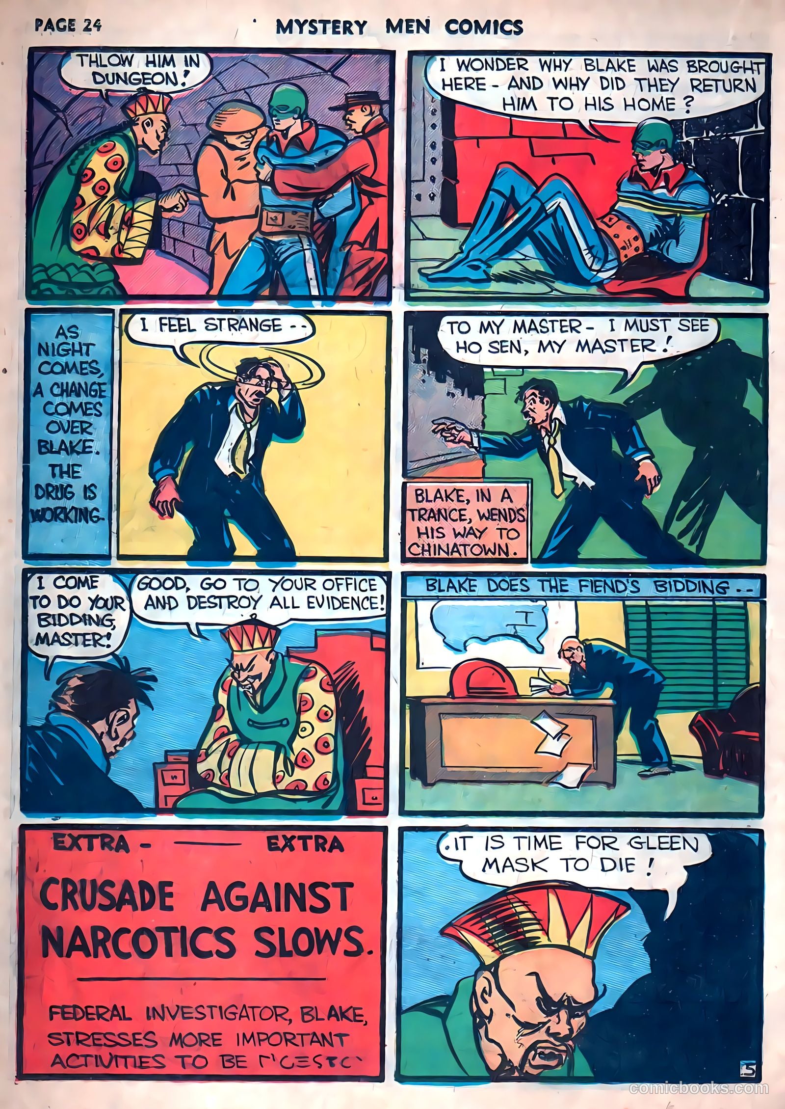 Mystery Men Comics #11 (1940) — page 26 of 68