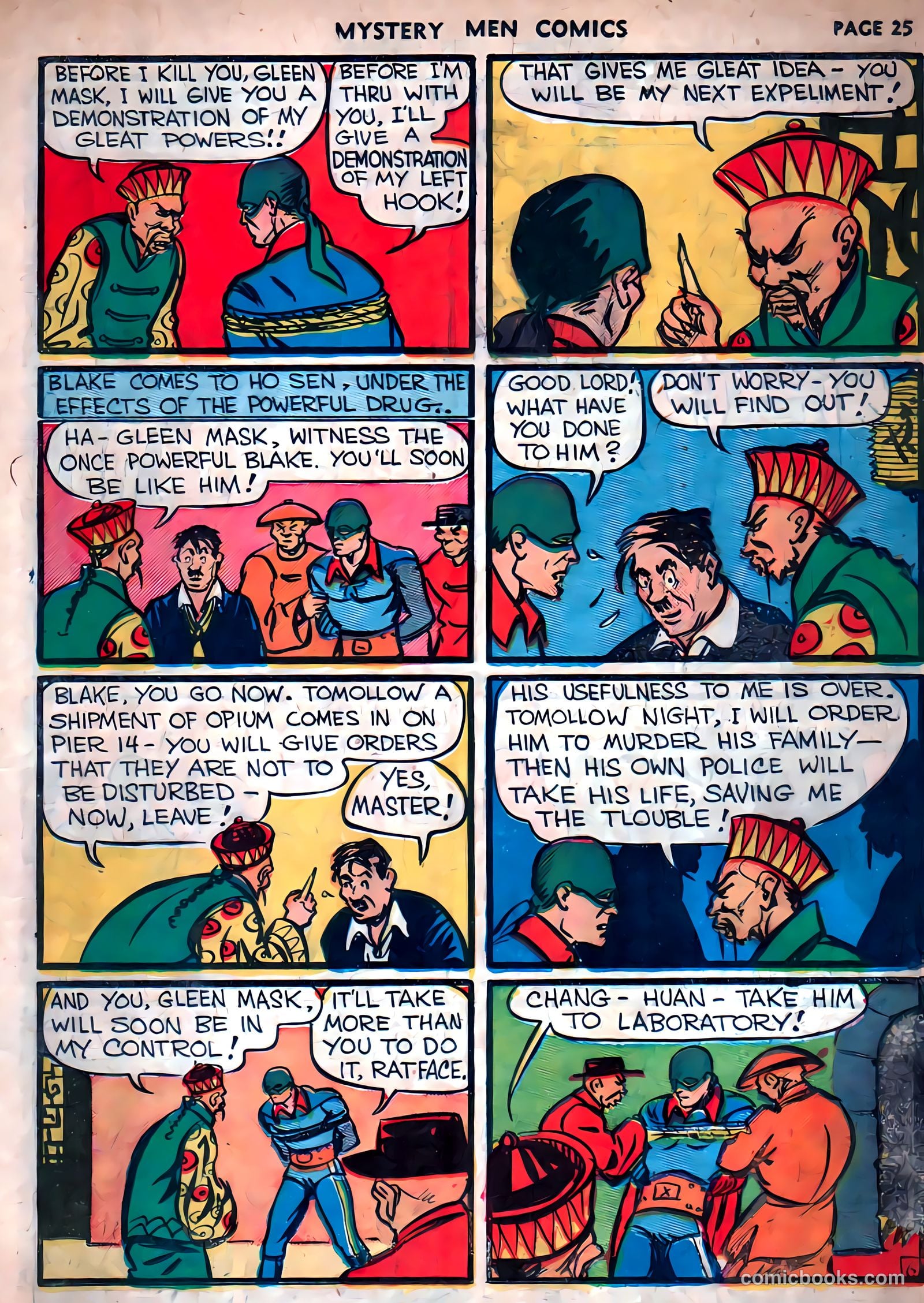 Mystery Men Comics #11 (1940) — page 27 of 68