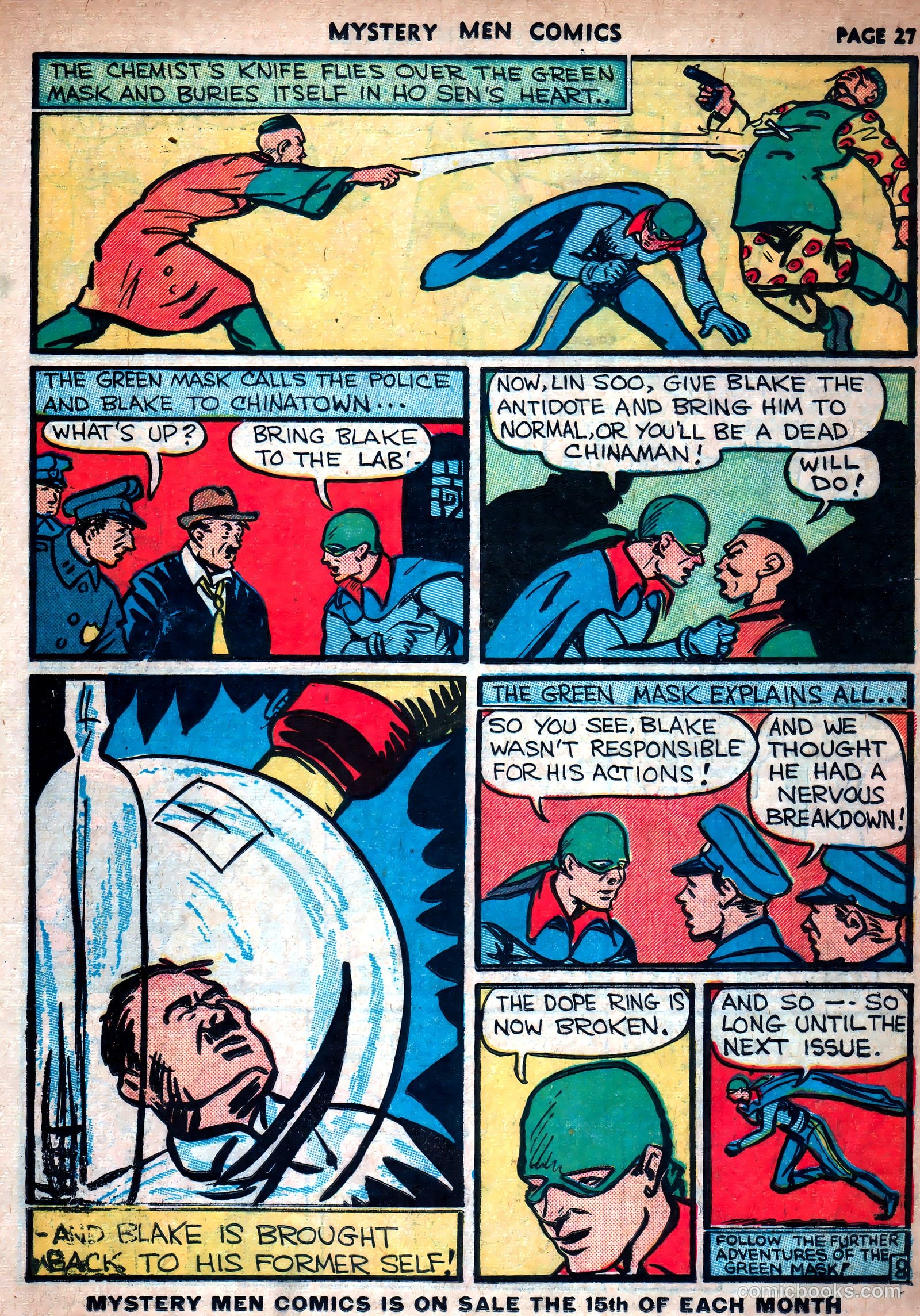 Mystery Men Comics #11 (1940) — page 29 of 68