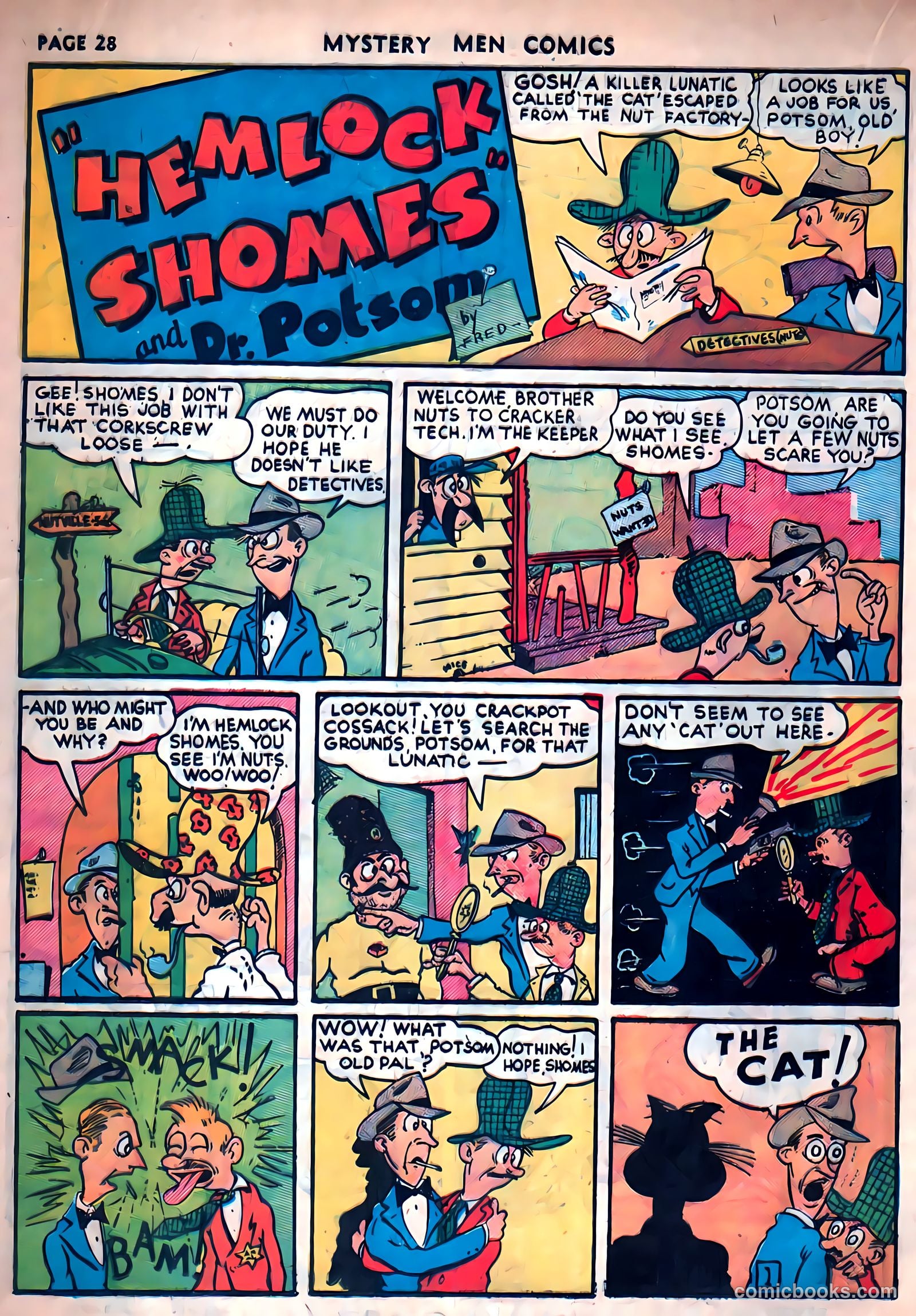 Mystery Men Comics #11 (1940) — page 30 of 68