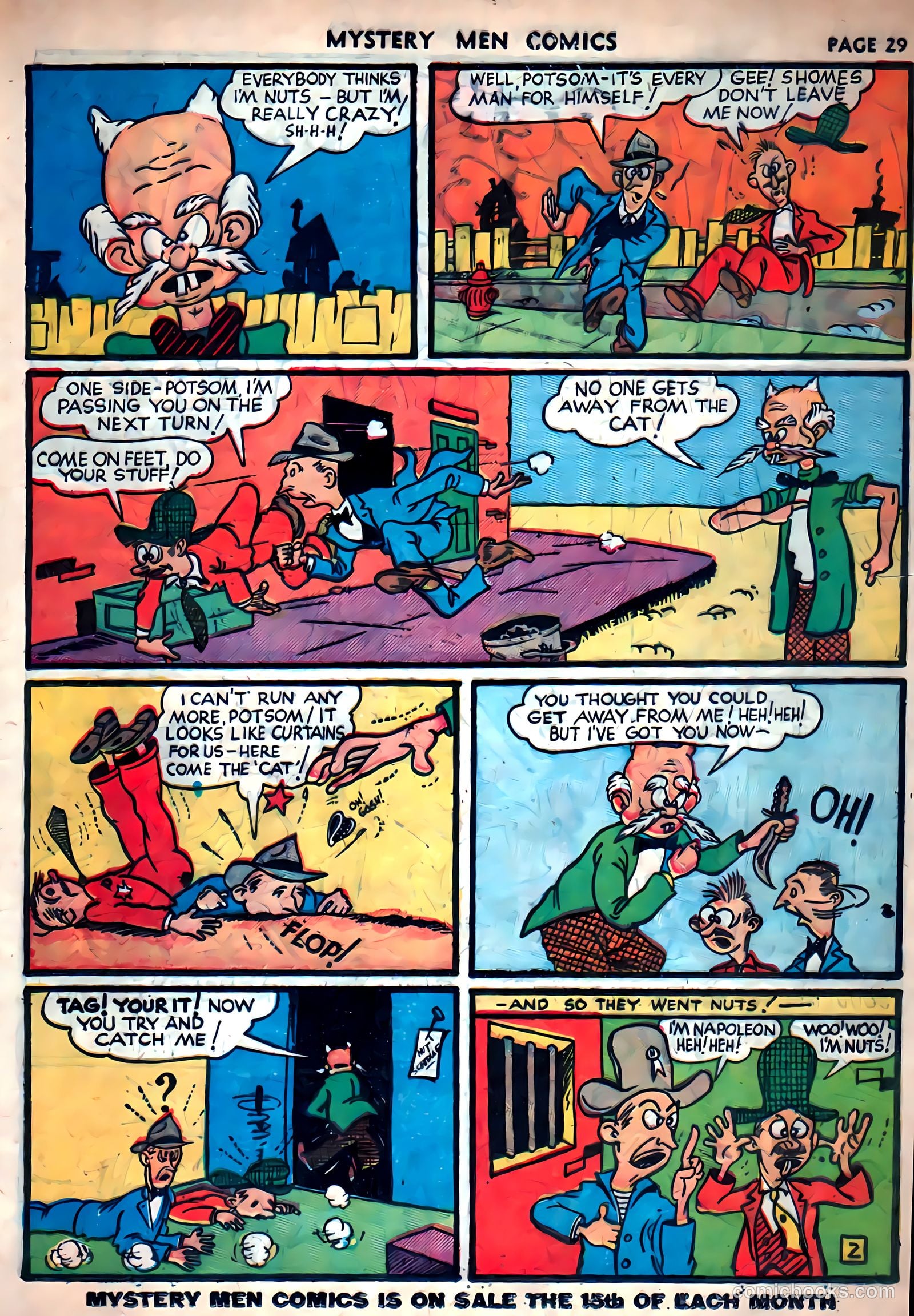 Mystery Men Comics #11 (1940) — page 31 of 68