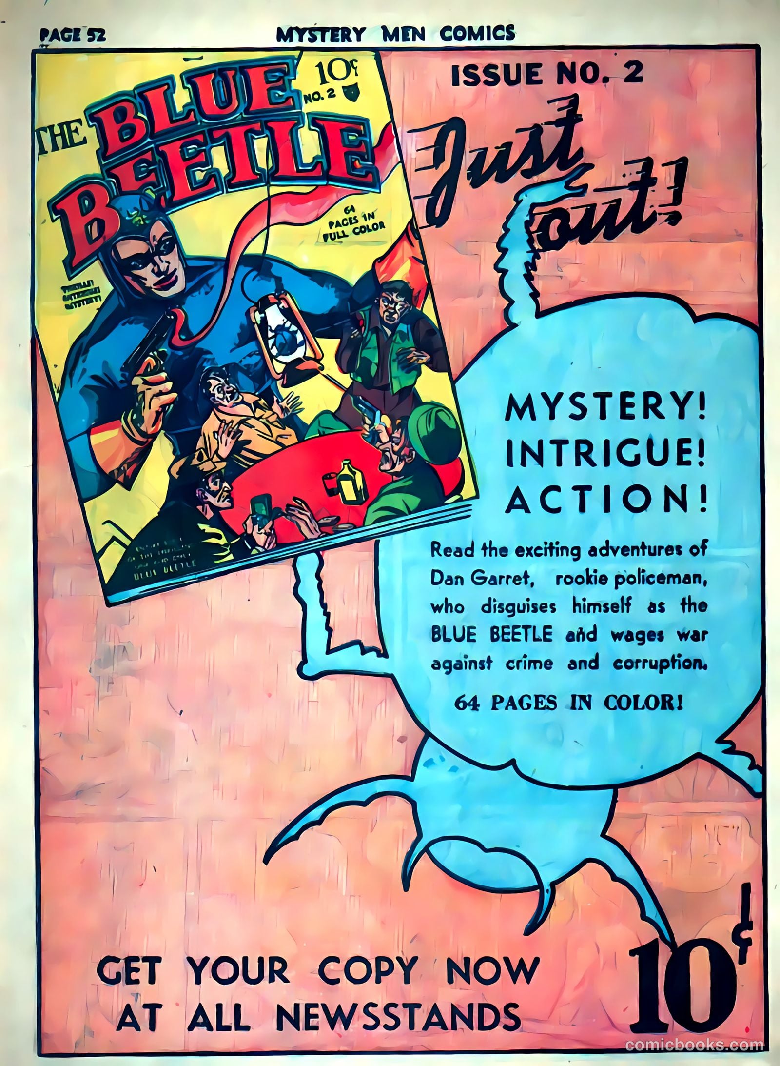 Mystery Men Comics #11 (1940) — page 54 of 68