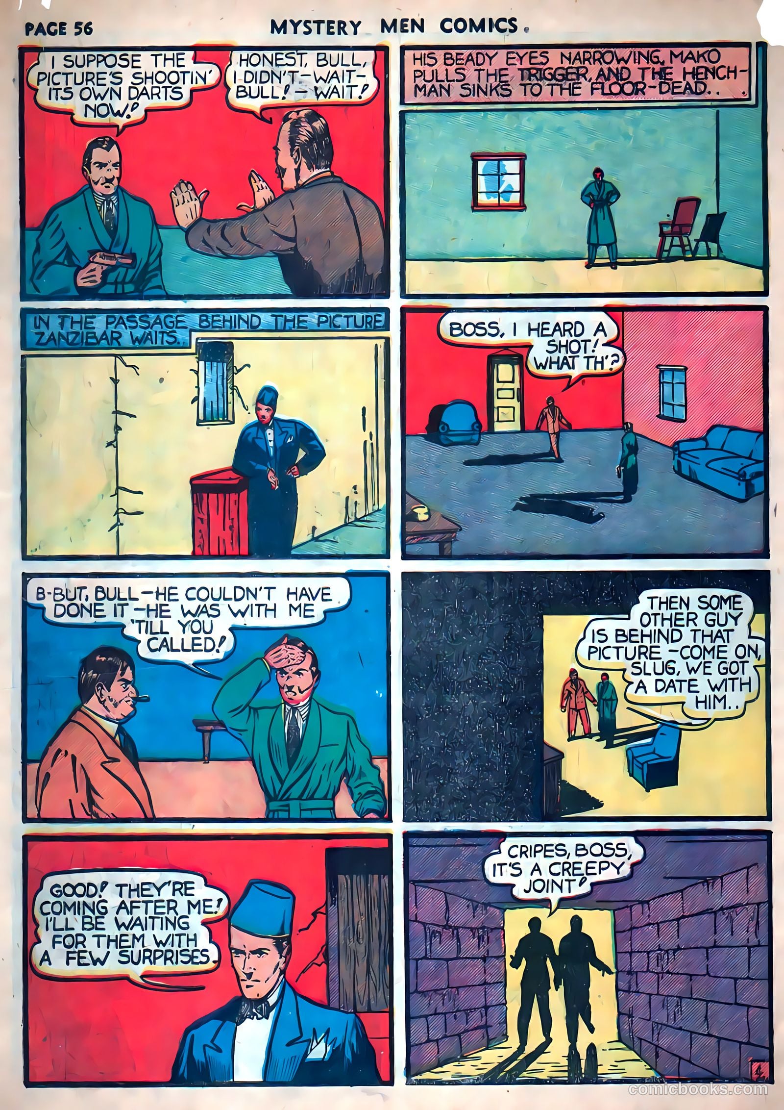 Mystery Men Comics #11 (1940) — page 58 of 68