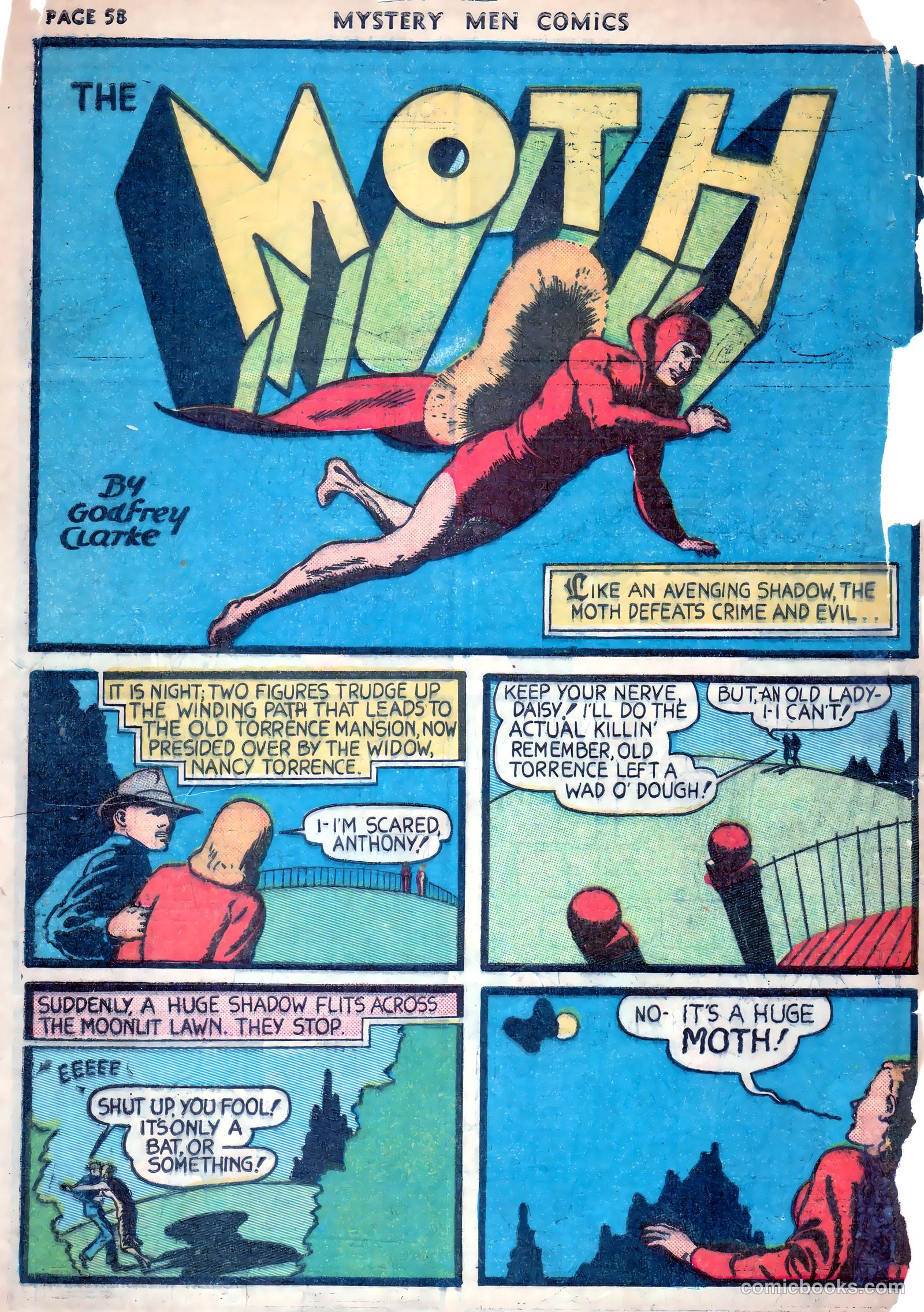 Mystery Men Comics #11 (1940) — page 60 of 68