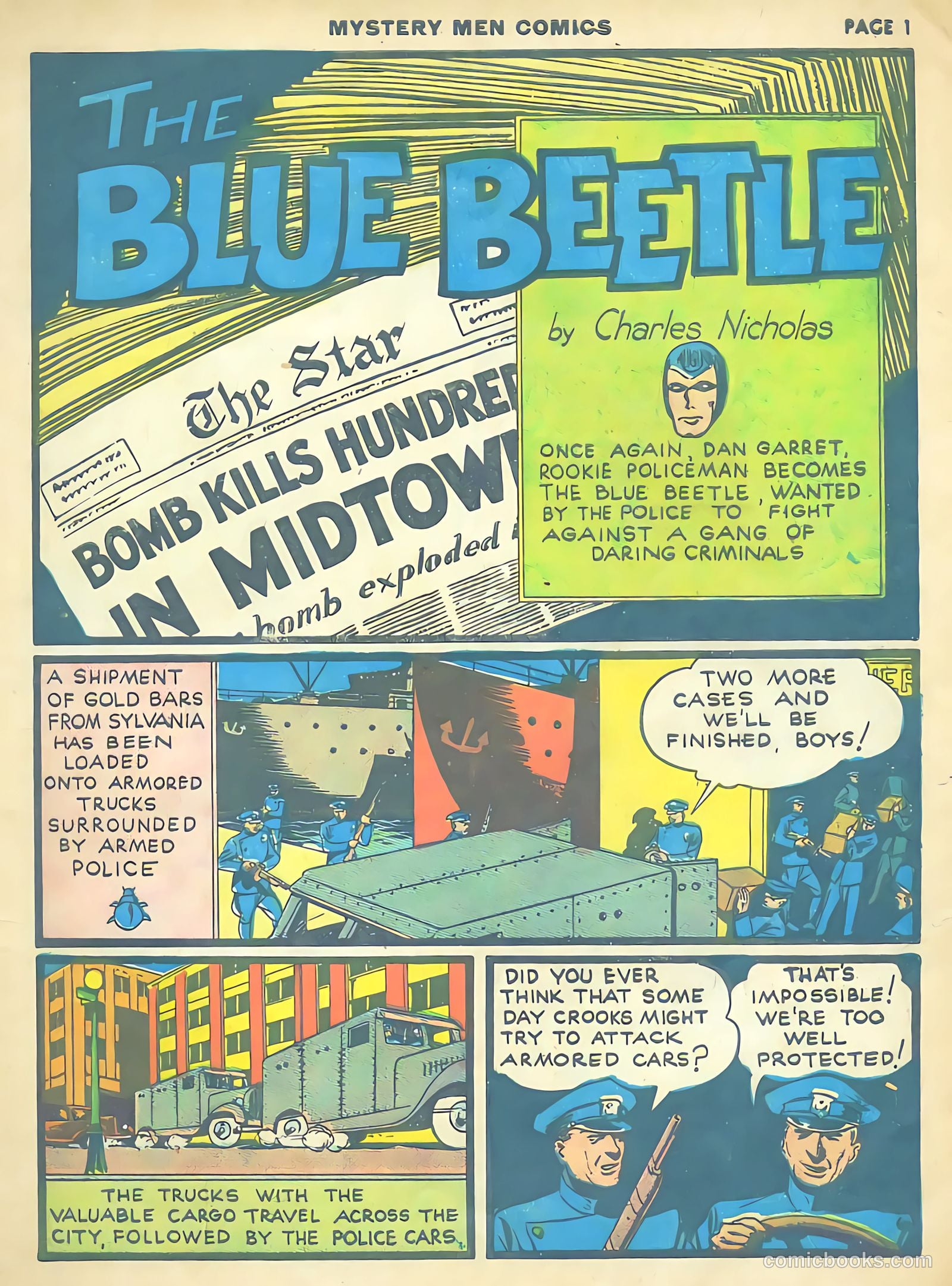 Mystery Men Comics #12 (1940) — page 3 of 68