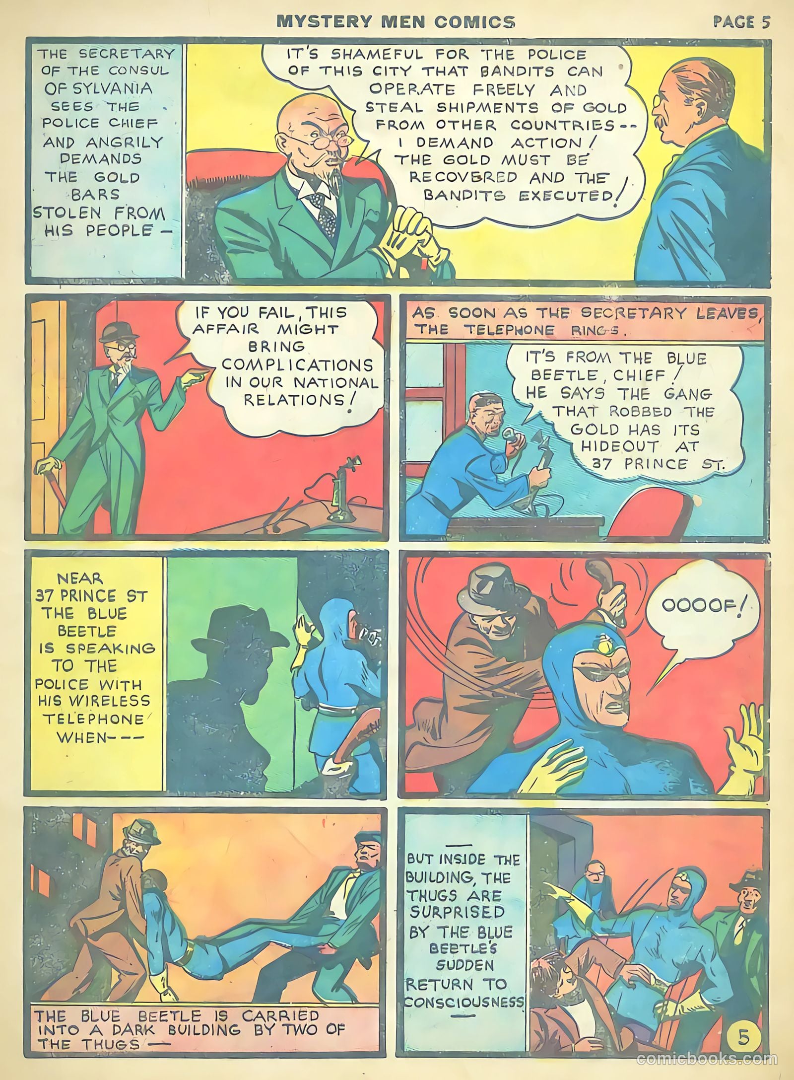 Mystery Men Comics #12 (1940) — page 7 of 68