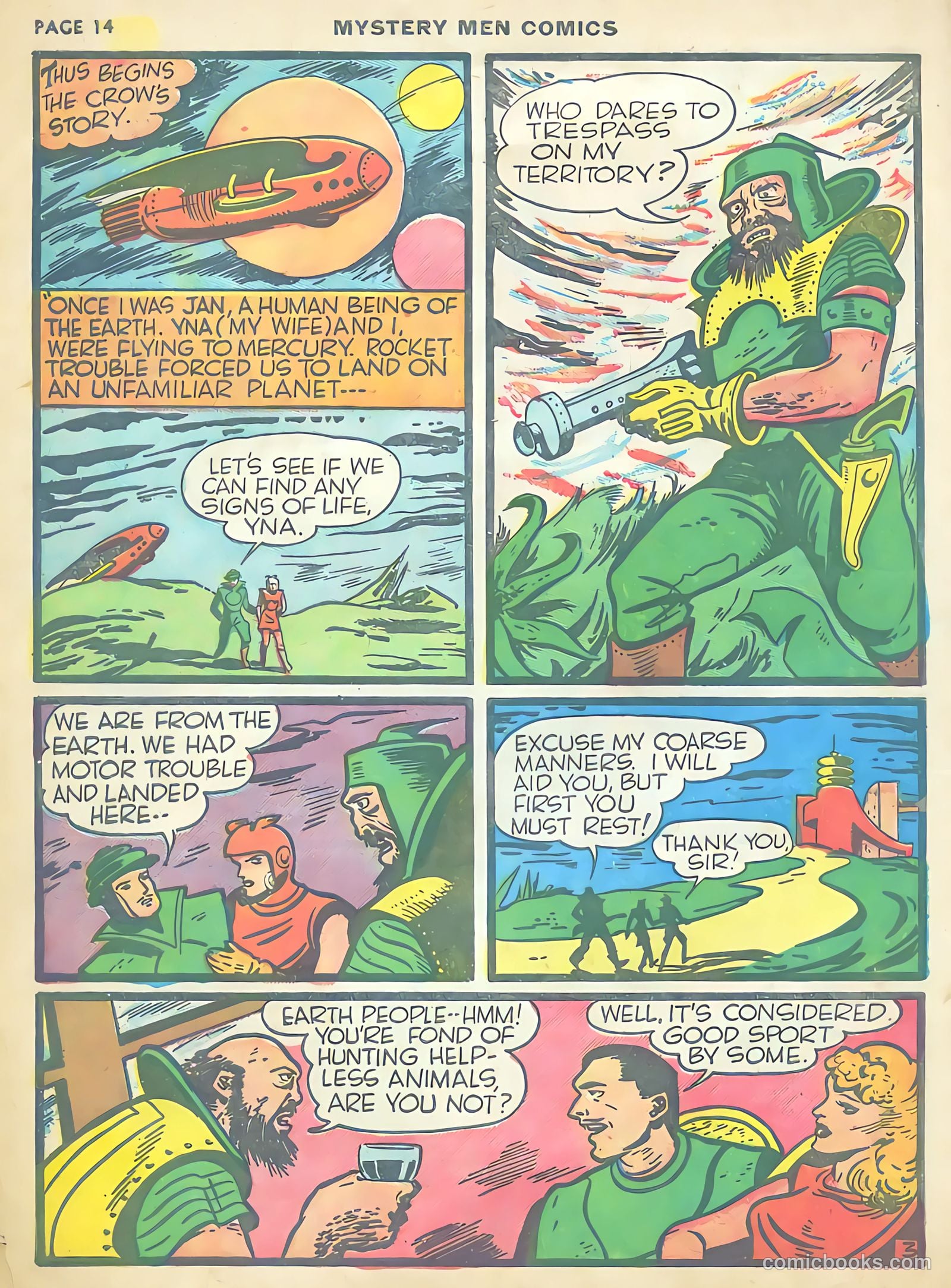 Mystery Men Comics #12 (1940) — page 16 of 68