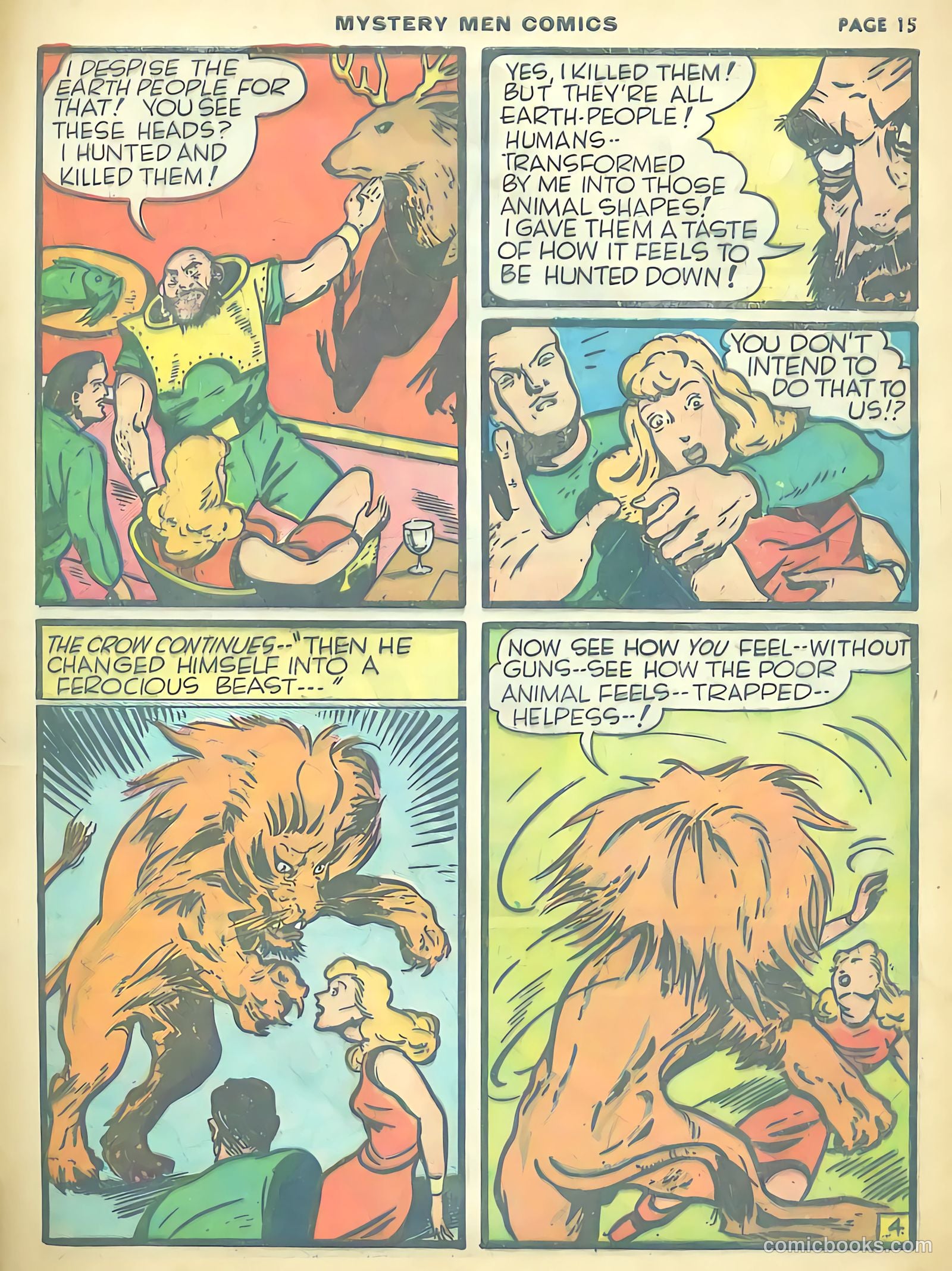 Mystery Men Comics #12 (1940) — page 17 of 68