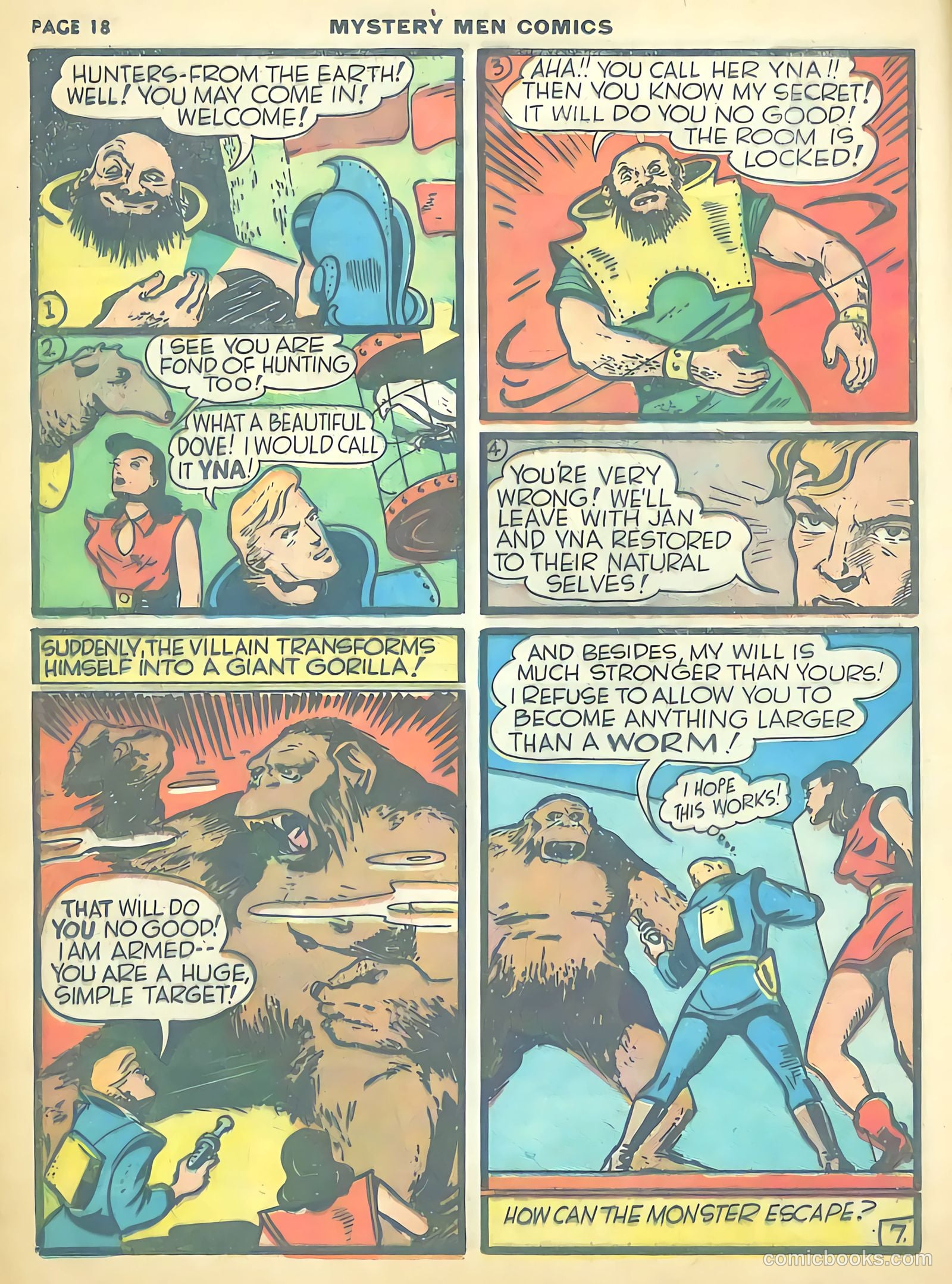 Mystery Men Comics #12 (1940) — page 20 of 68