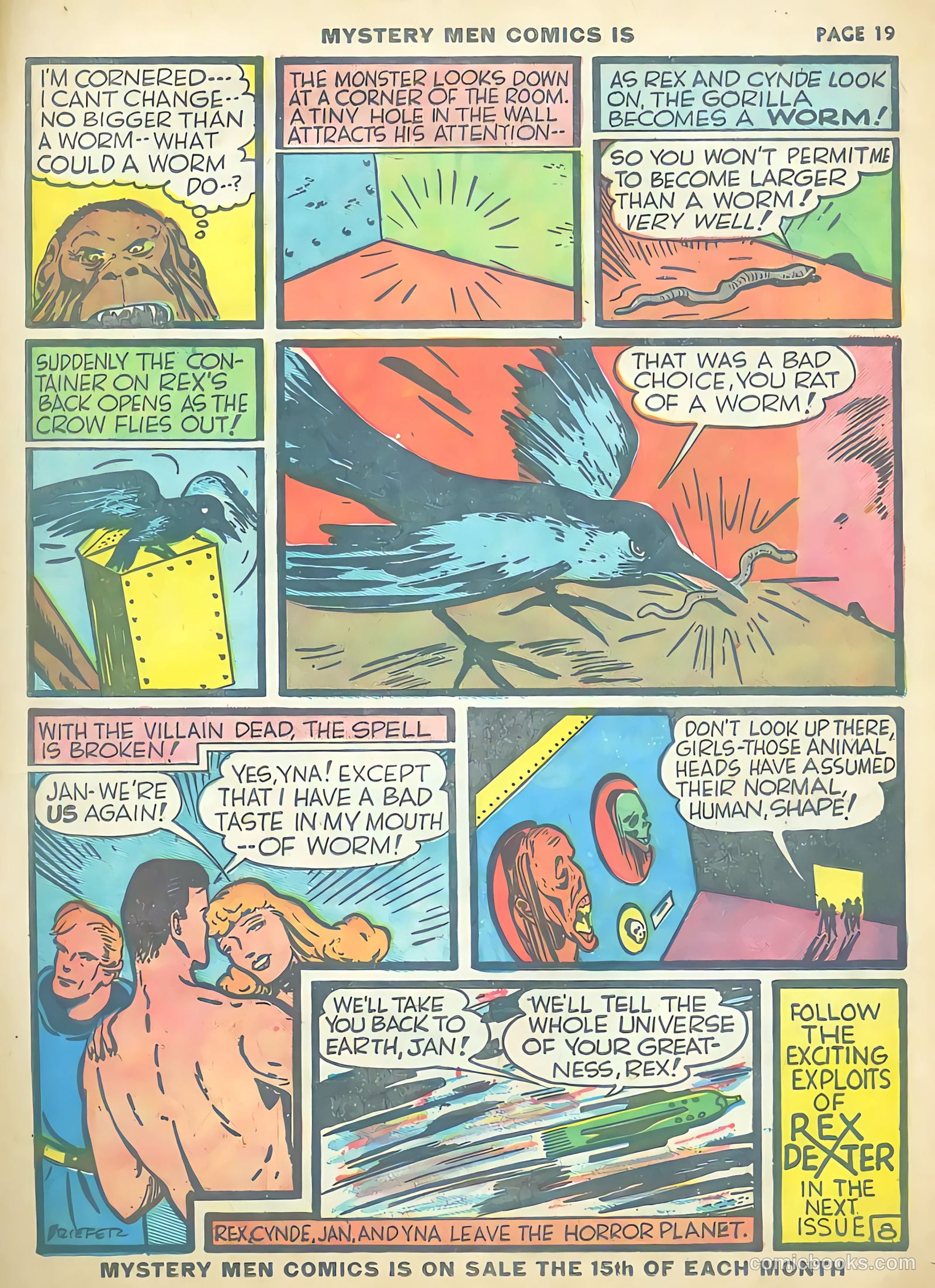 Mystery Men Comics #12 (1940) — page 21 of 68
