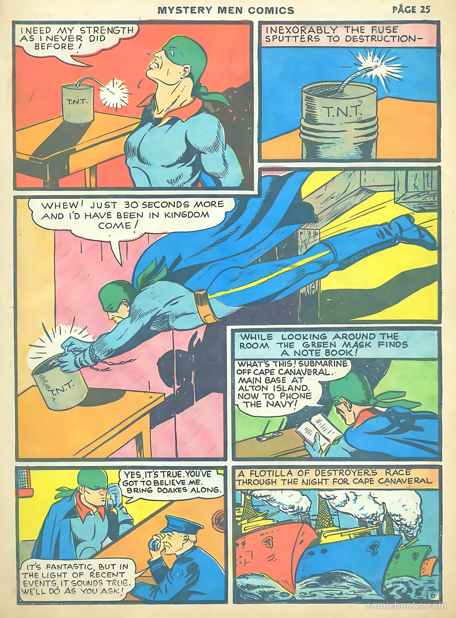 Mystery Men Comics #12 (1940) — page 27 of 68