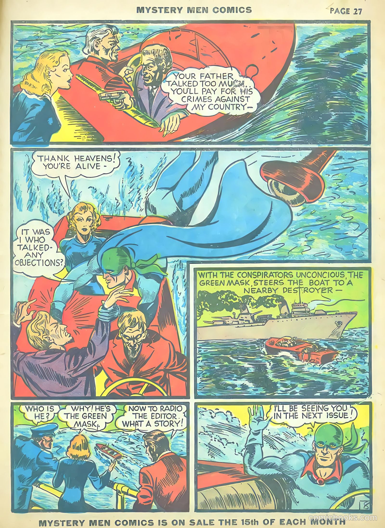 Mystery Men Comics #12 (1940) — page 29 of 68