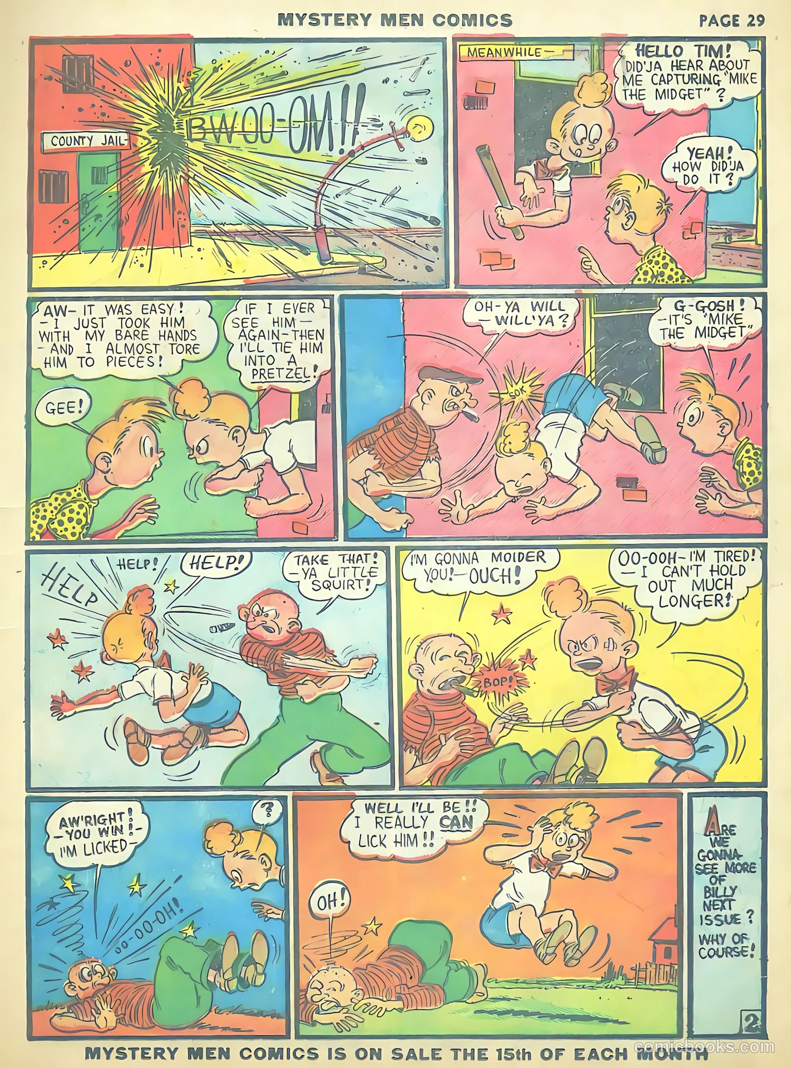 Mystery Men Comics #12 (1940) — page 31 of 68