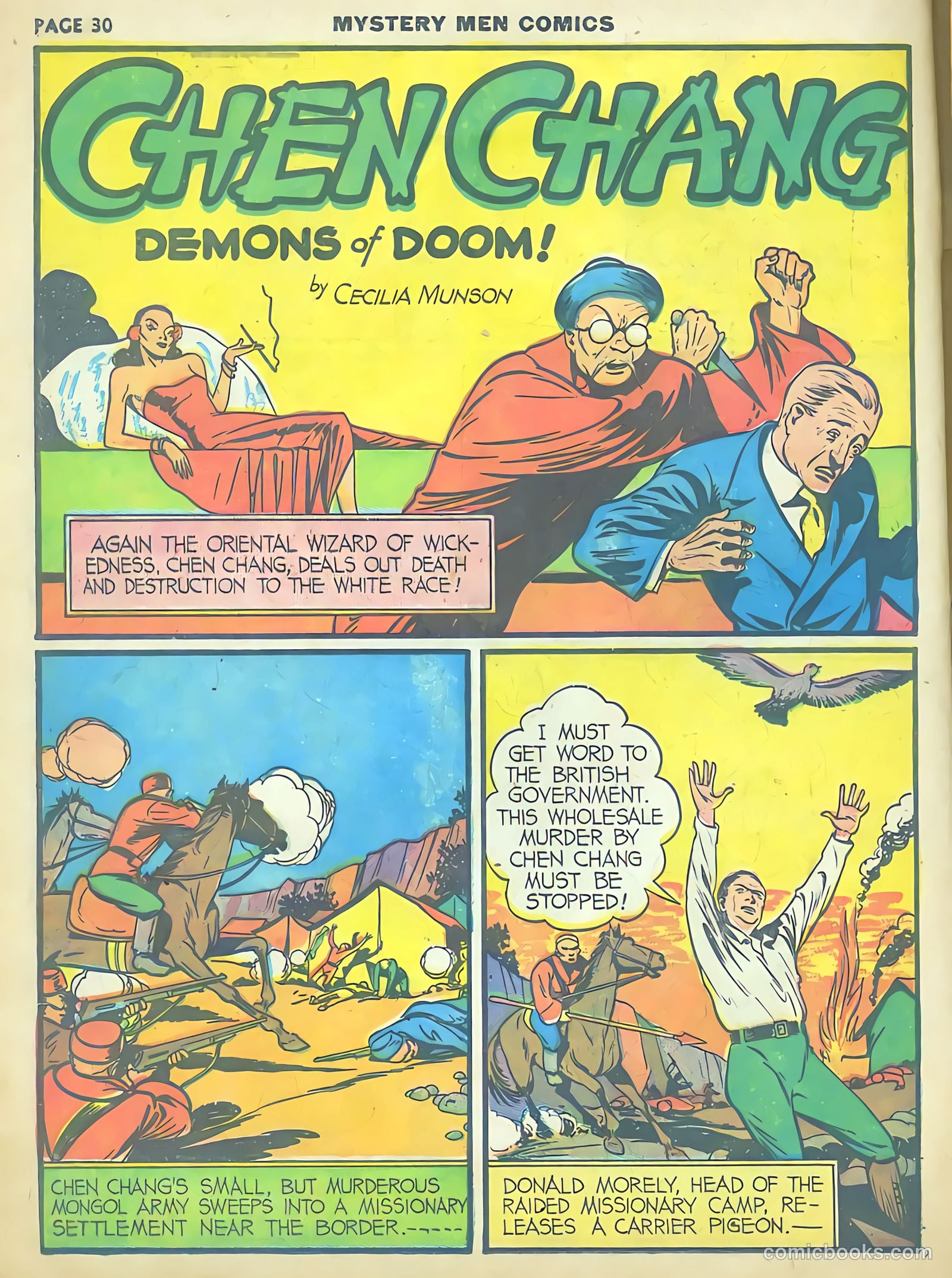 Mystery Men Comics #12 (1940) — page 32 of 68