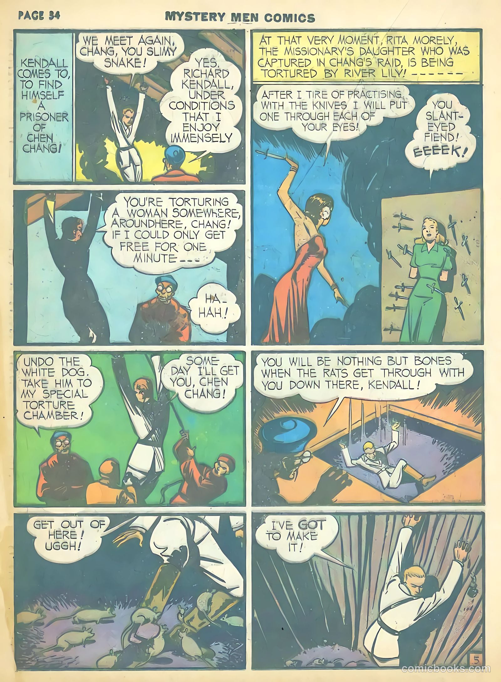 Mystery Men Comics #12 (1940) — page 36 of 68